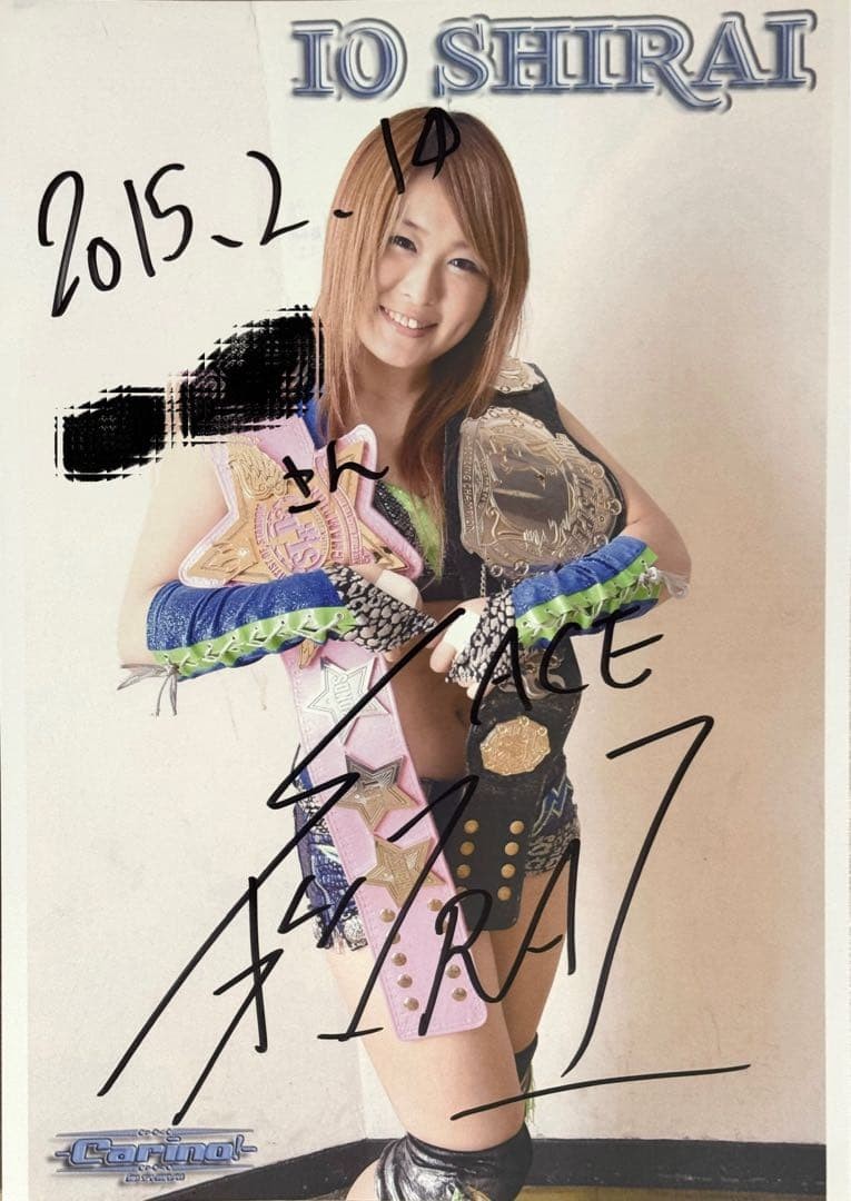 IYO SKY STARDOM Signed Portrait Wrestling Card 2015 WWE Rare Collectible