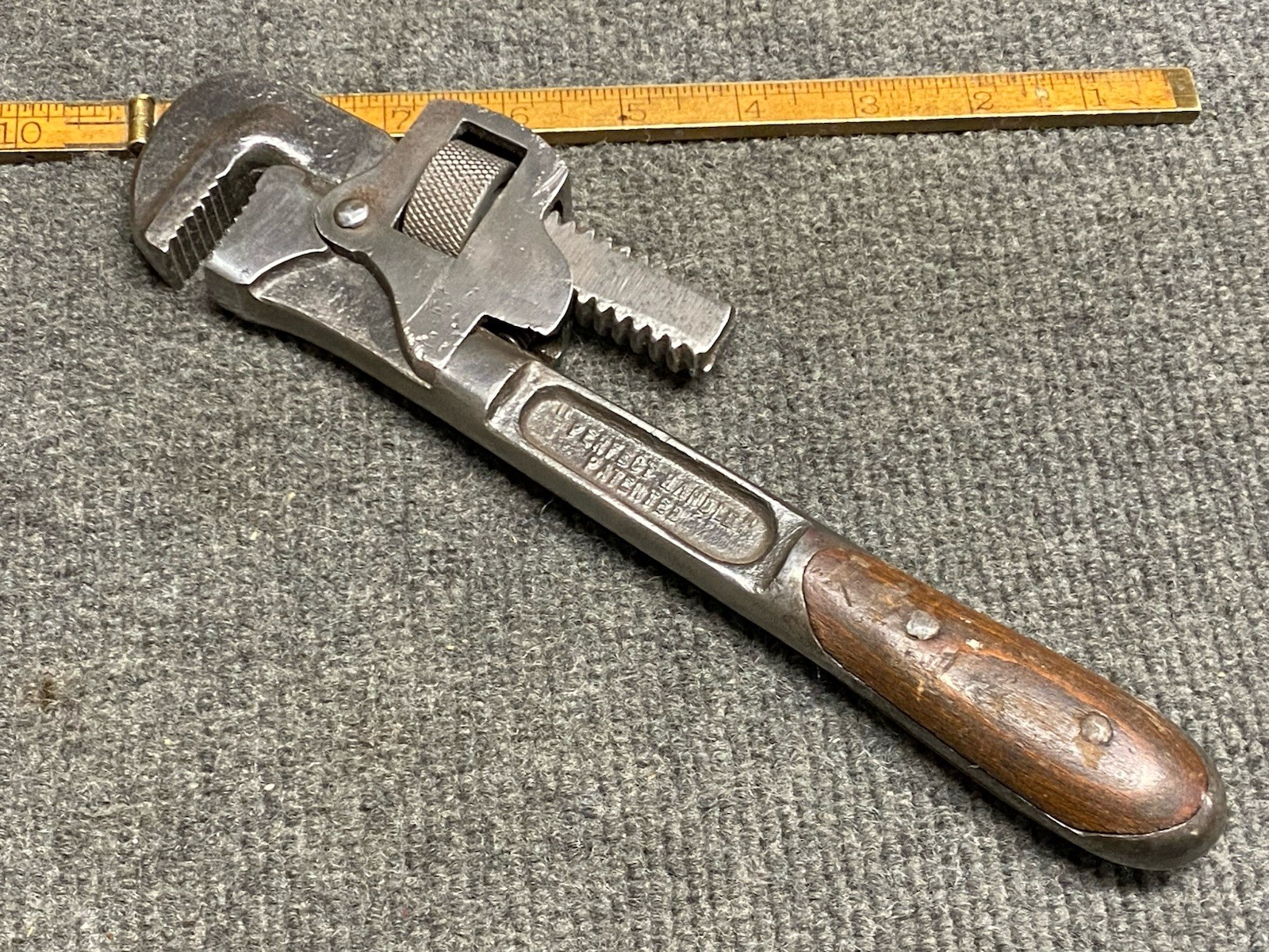 Vintage H D Smith Perfect Handle 10” Stillson Style Pipe Wrench USA