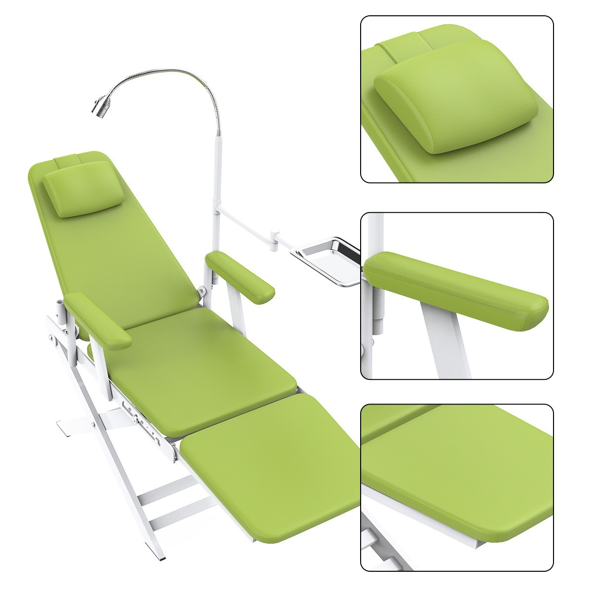 Portable Dental Mobile Delivery Unit System with Air Compressor 4Hole /Chair