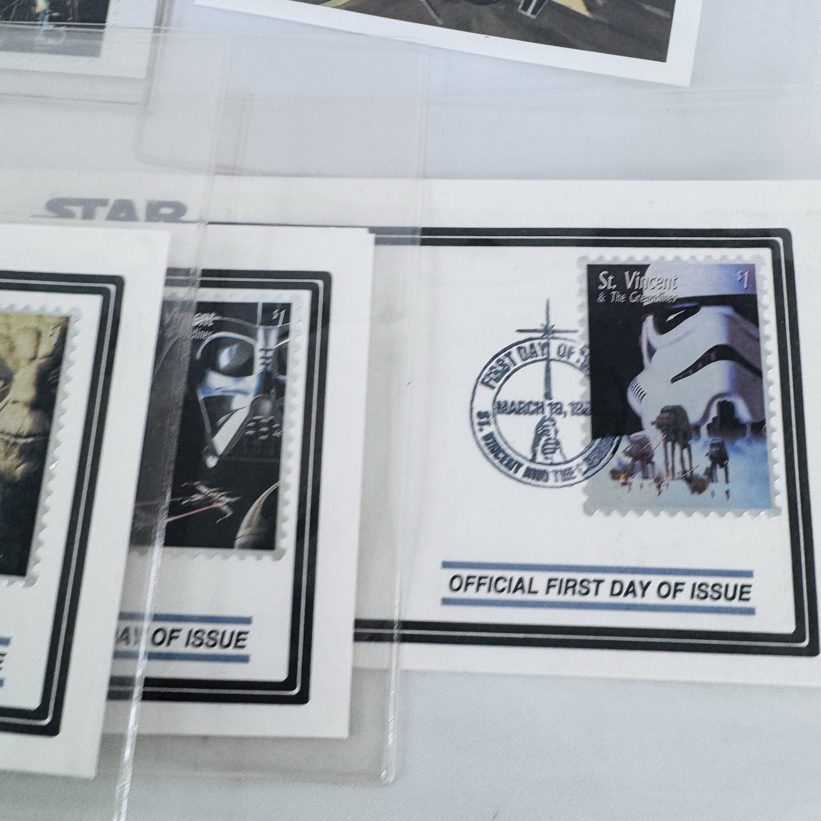 St. Vincent Togo Star Wars Stamps 1st Day Issues Lot Commemorating the Trilogy