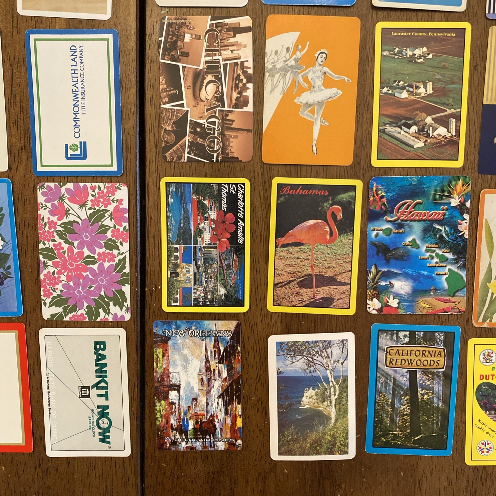 Lot B Single Swap Playing Cards 150 Cards Vintage to Modern Collectible Cards