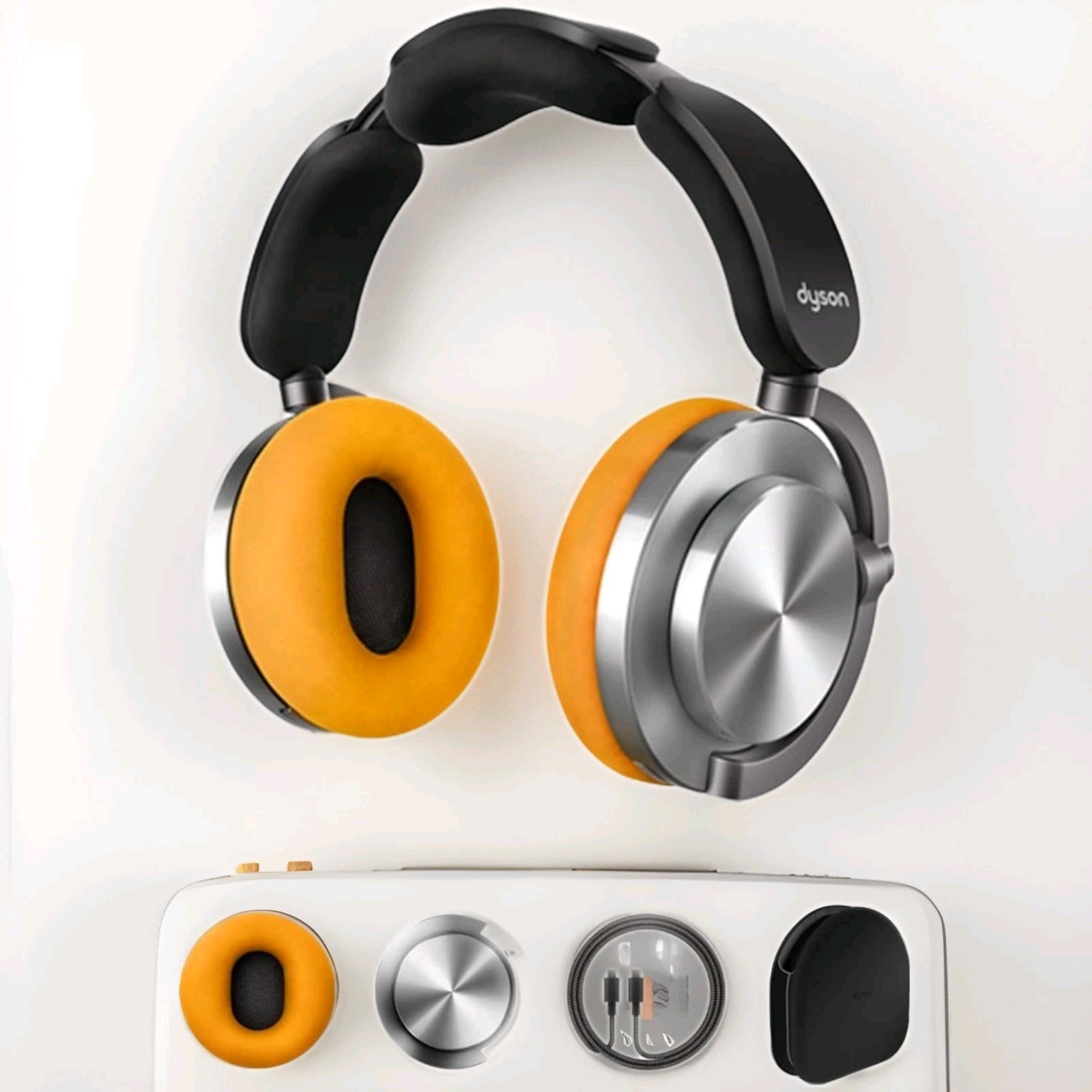 Brand New Dyson OnTrac Over-The-Ear Noise Cancelling Headphones - CNC Aluminium