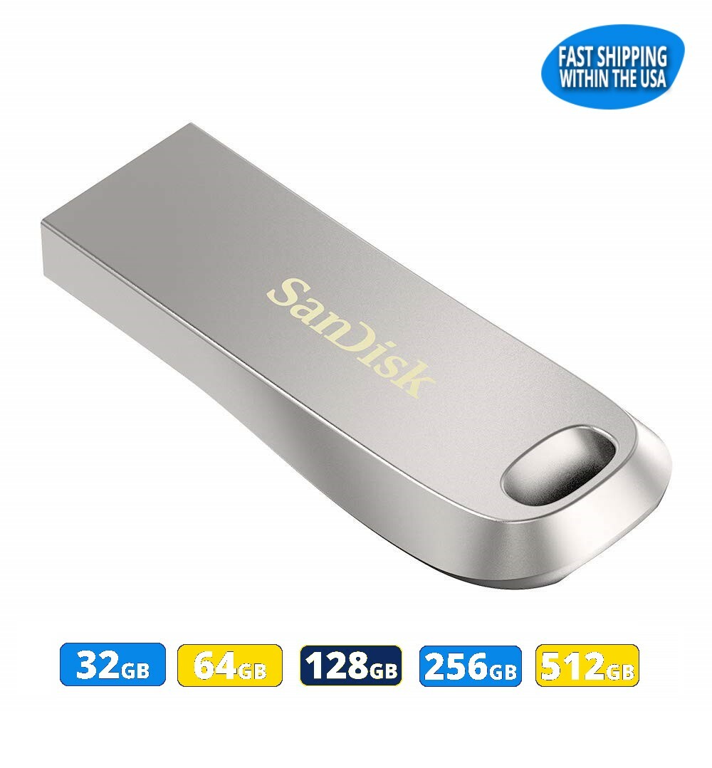 SanDisk Ultra Luxe USB 3.1 Flash Drive 32GB 64GB 128GB 256GB 512GB Memory lot