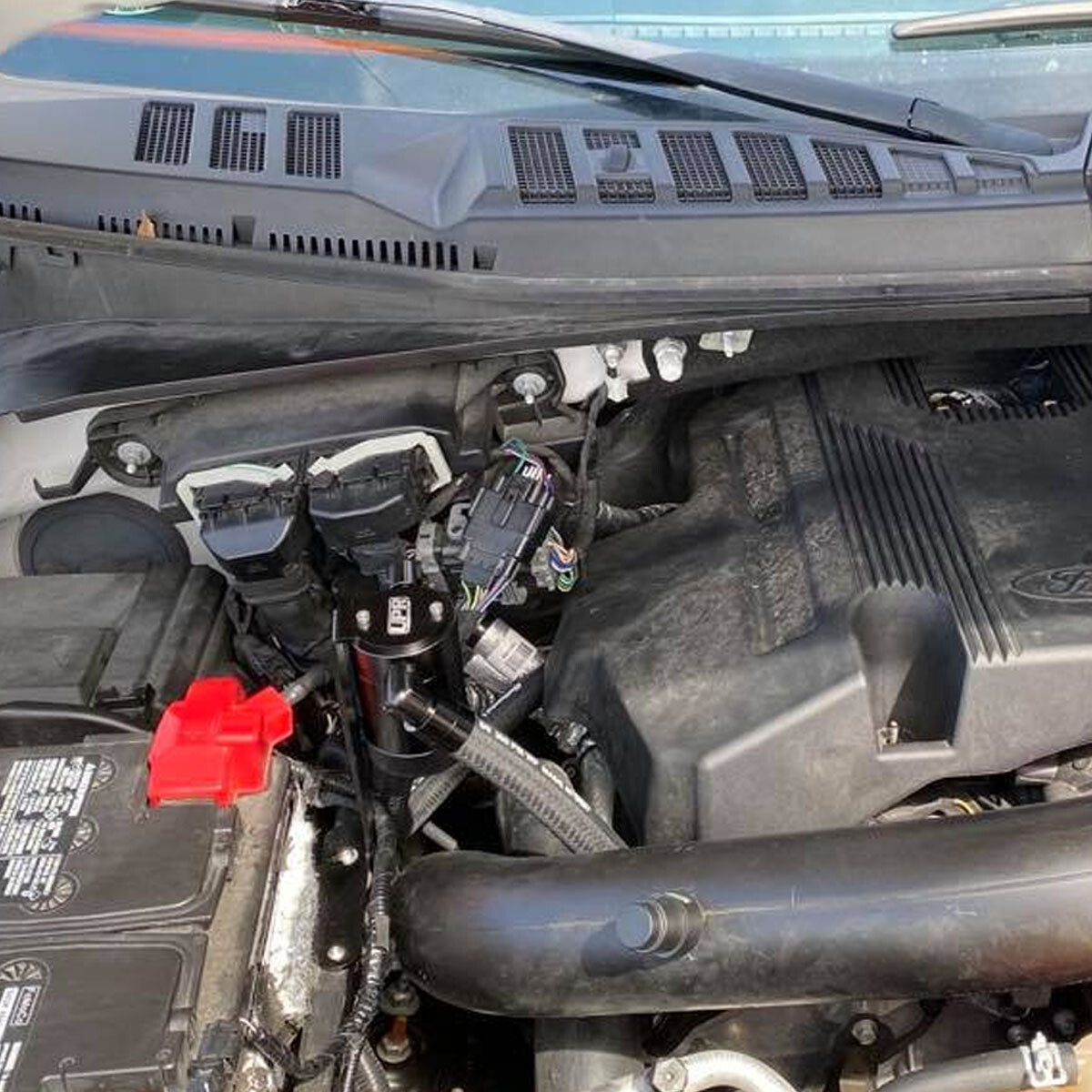 Genuine UPR Oil Catch Can Fits F150 Ecoboost 2.7 3.5 5.0 Braided Hoses