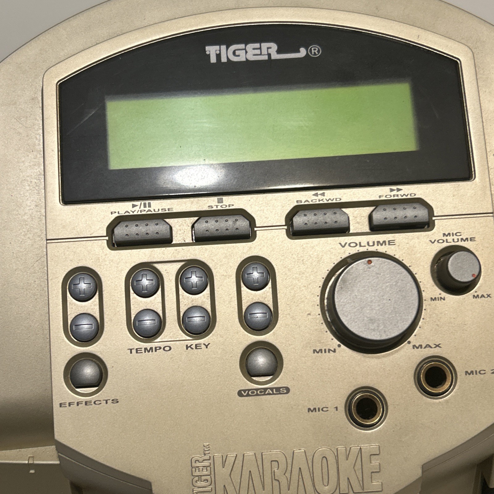 Tiger Portable Karaoke Machine Model 599810000 Vocal & Spatial Effects RCA USB