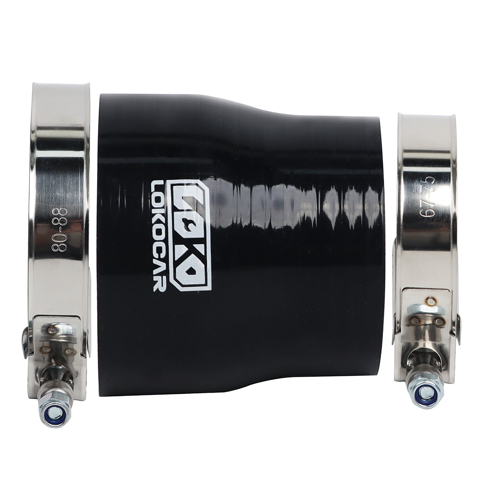 2.5" to 3" Inch Silicone Reducer Coupler Turbo Hose 63mm-76mm + 2x T-Bolt Clamps