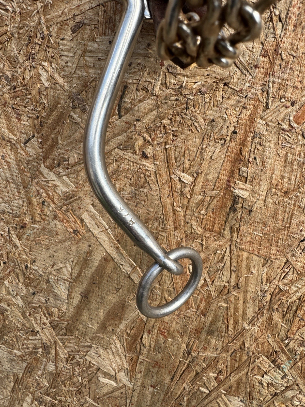 USED CIRCLE Y STAMPED SILVER ONE EAR HEADSTALL REINSMAN LIFTER CURB BIT