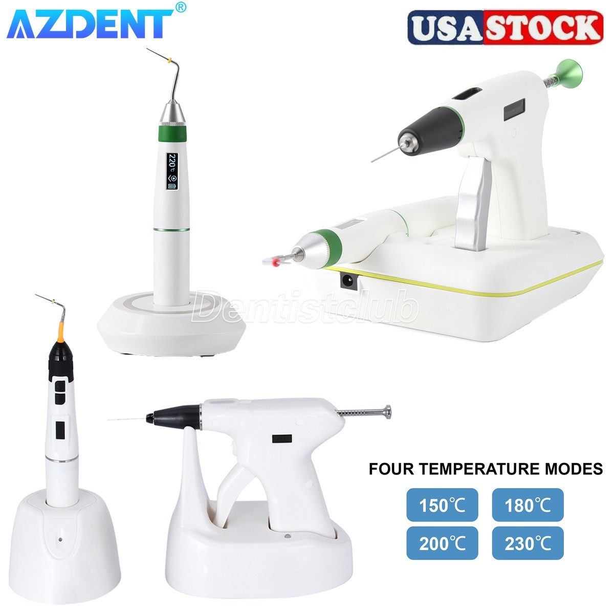 Dental Cordless Obturation System Gutta Percha Endo Heated Pen &Gun /Heated Pen