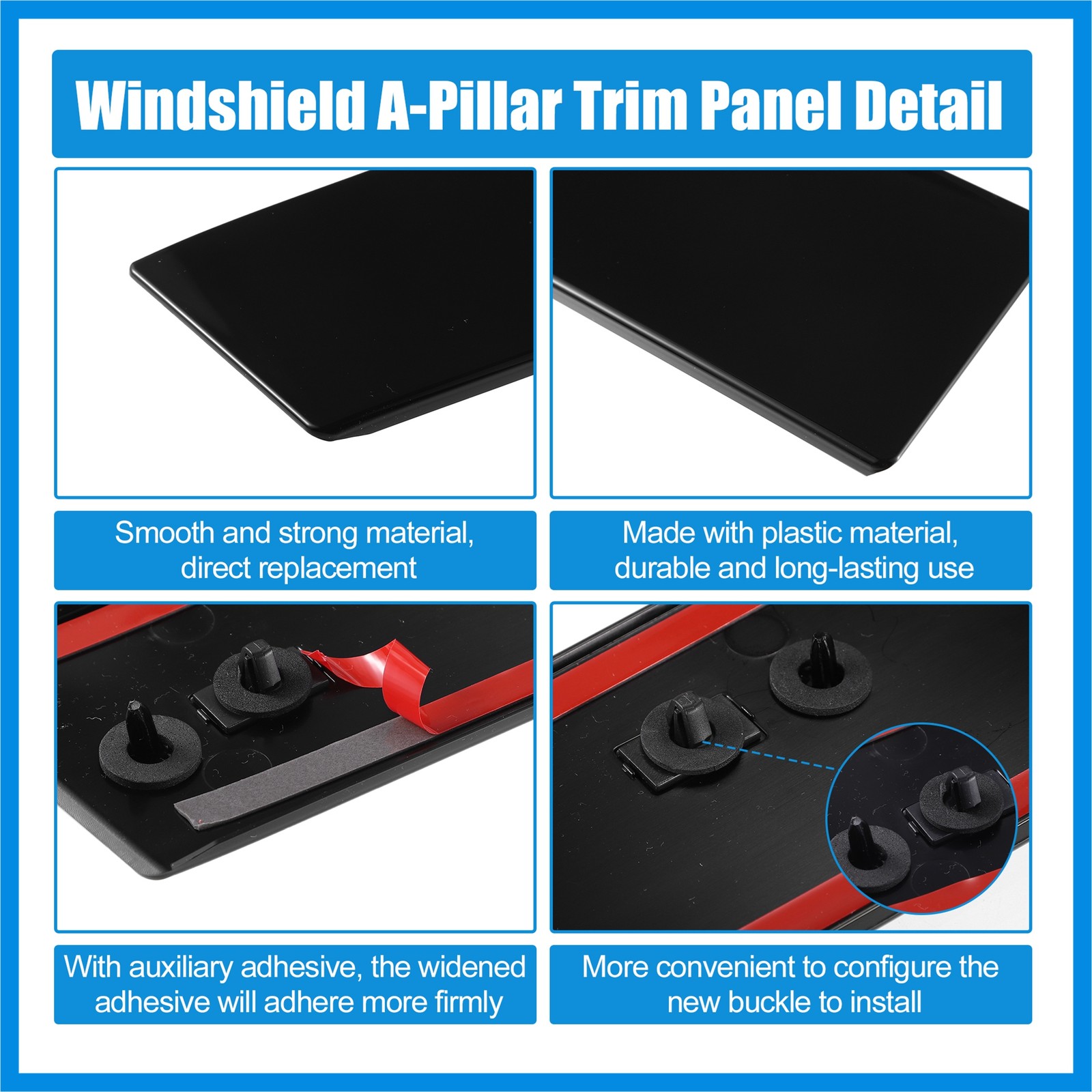 Windshield B Pillar Trim BB5Z-7820555-BB for Ford Explorer 11 Left Right