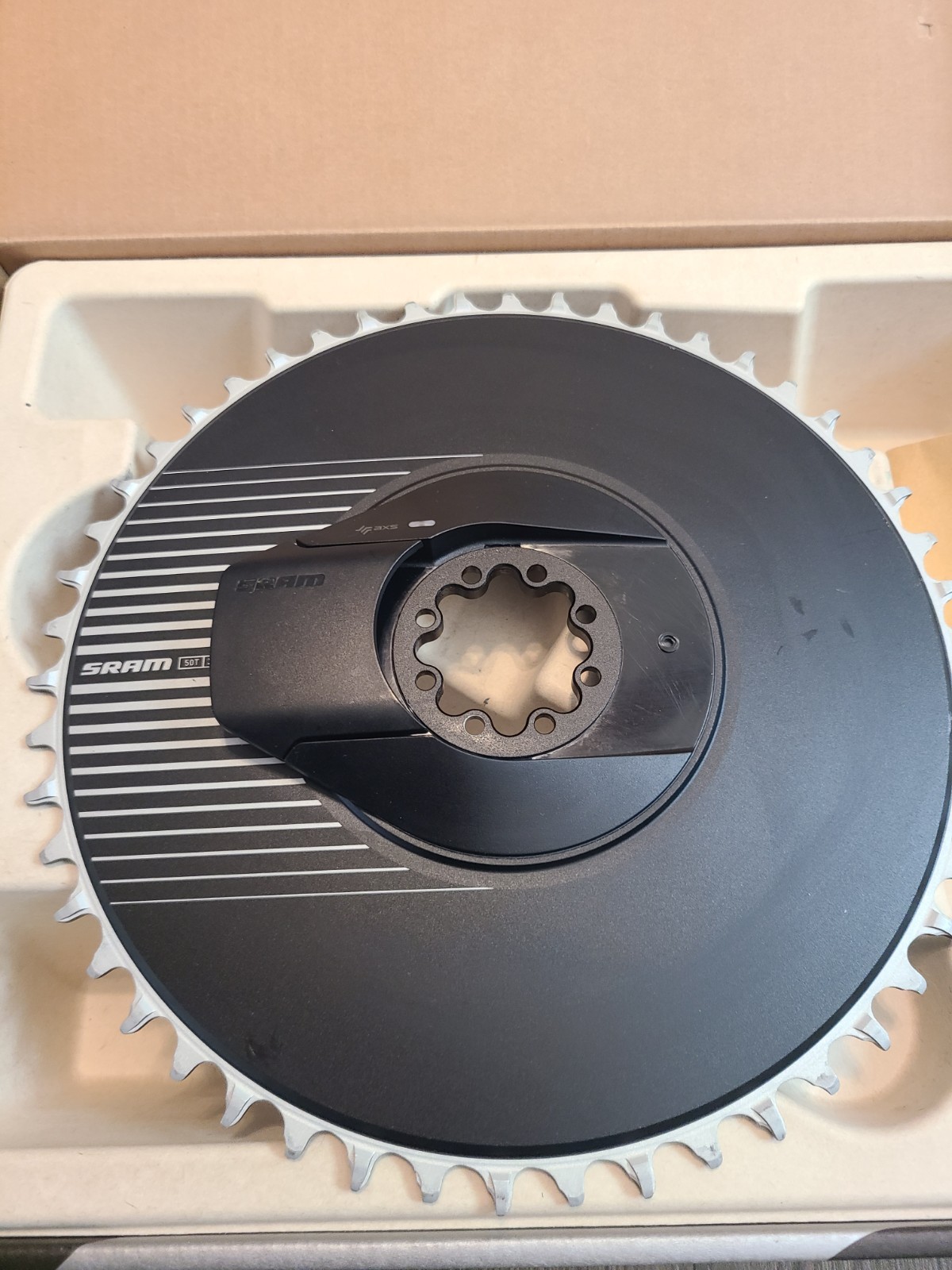 SRAM RED AXS E1 Aero Power Meter Chainring Kit 50t 12/13-Speed DM 8-Bolt Quarq