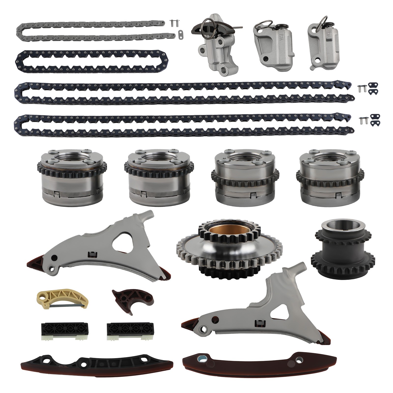 Camshaft Adjuster Timing Chain Kit For Mercedes Benz M276 W166 ML350 3.5L V6 NEW