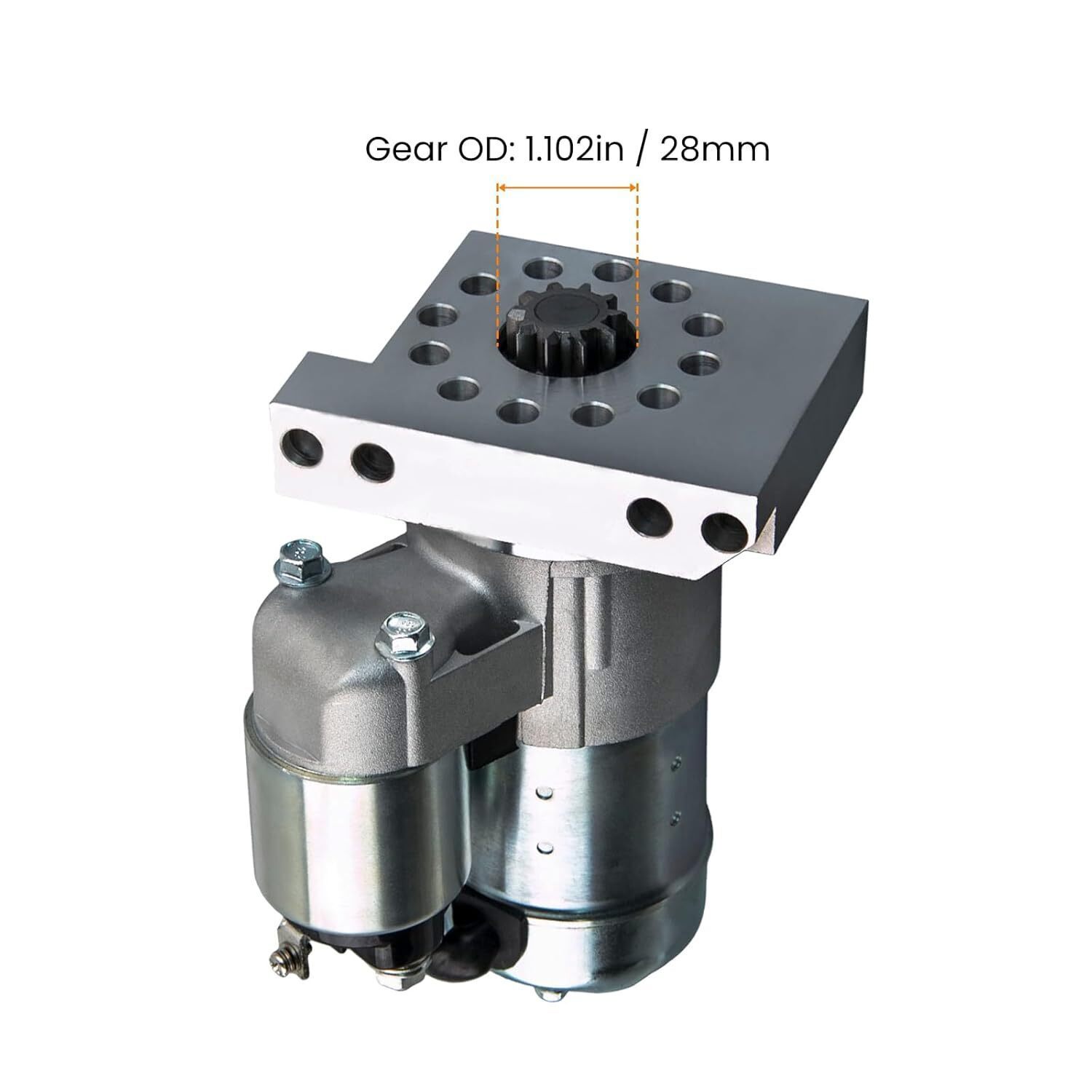 New Starter Motor for Chevy SBC BBC GM Super Mini High Torque 1.4KW CW 10 Teeth