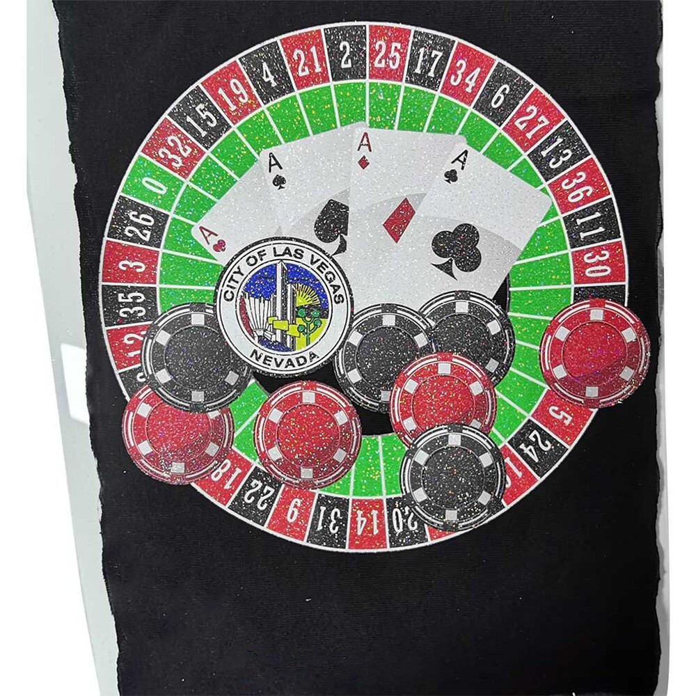 13" x 328ft DTF Glitter Transfer Film Roll Cold Peel for Dark Light Fabric USA