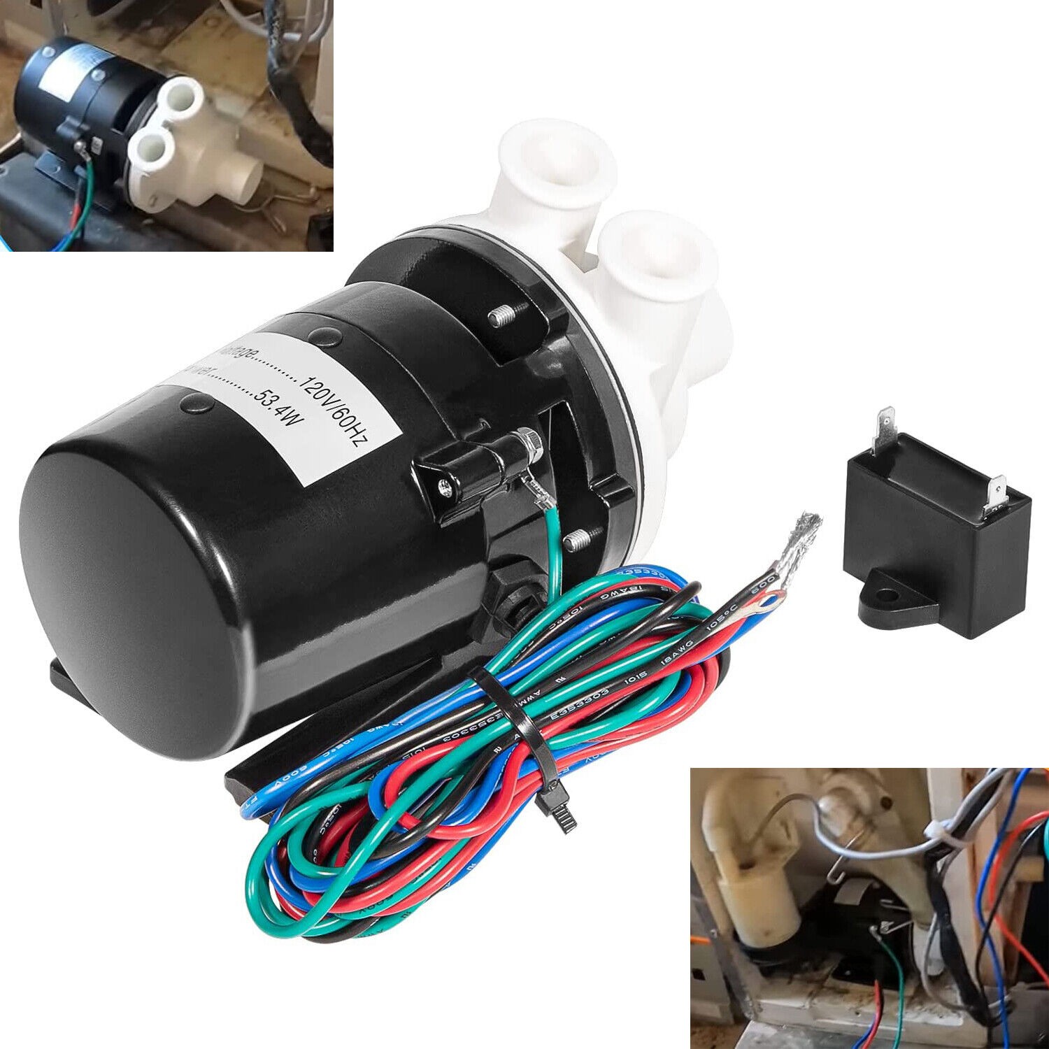 Water Pump Motor Assembly for Hoshizaki Ice Machine KM-450 KM-900 APTA92P10WD1🌟