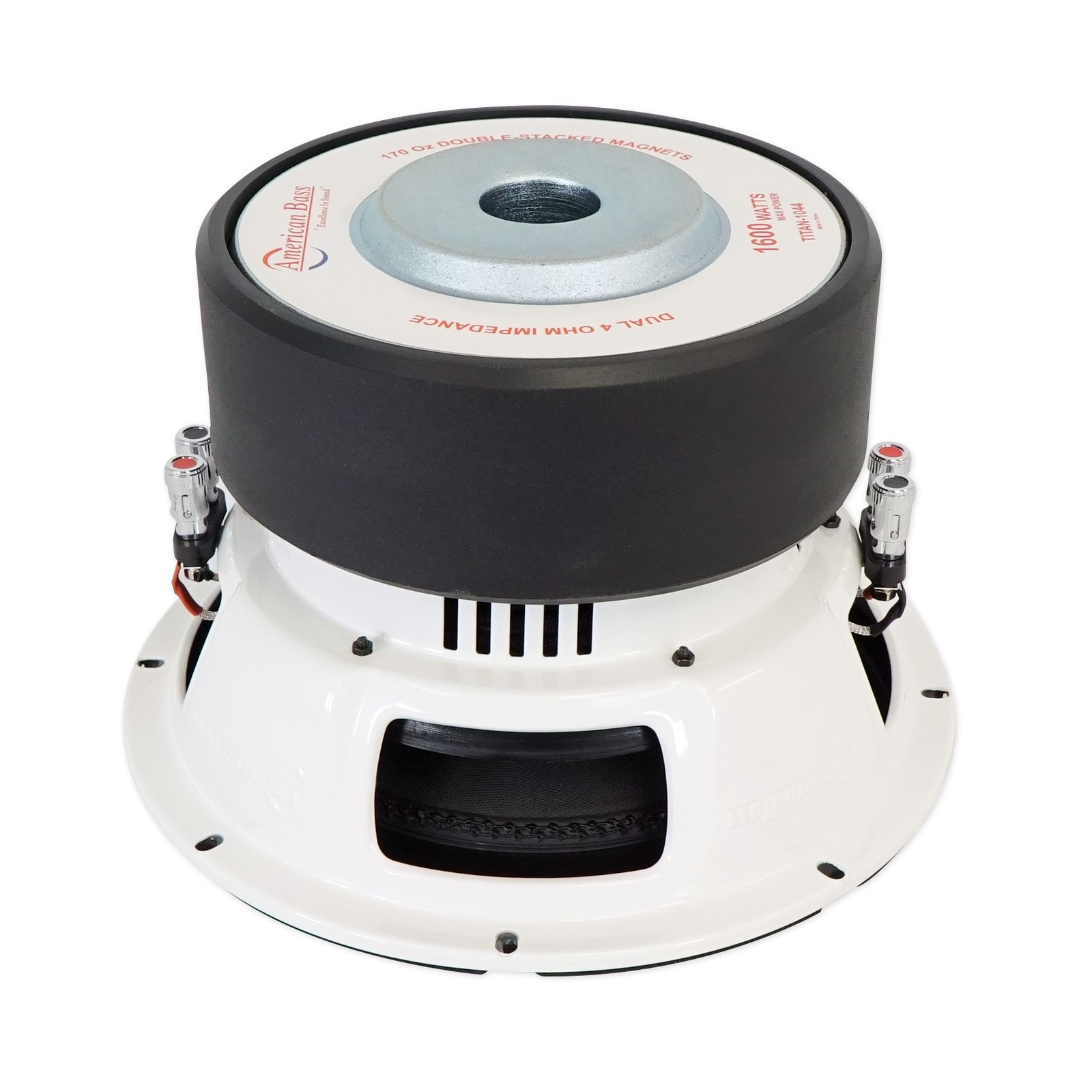 American Bass TITAN 1044 10" 1600w Peak/800w RMS Car Subwoofer w/ 3" voice coil