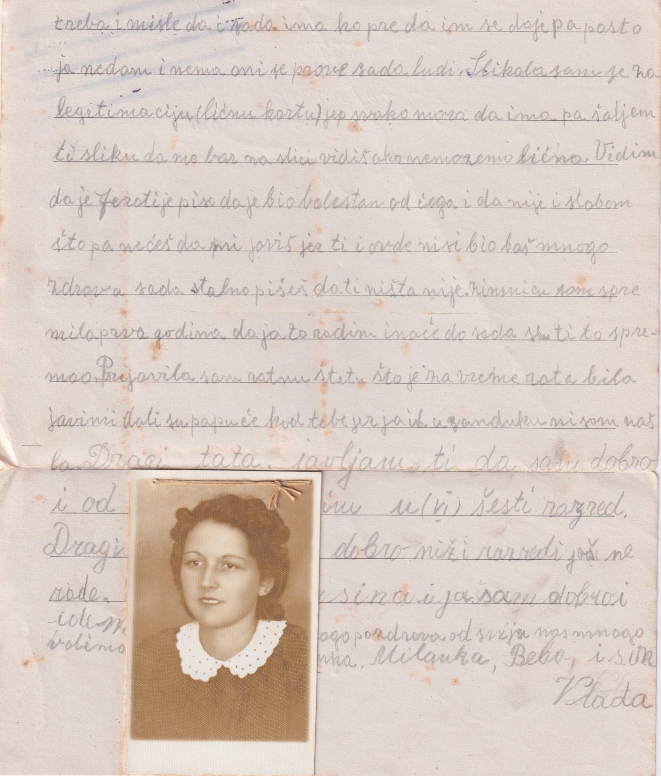 WW2 Kragujevac Serbian Officers Oflag V1C Osnabrück Prisoner War Letter Photo