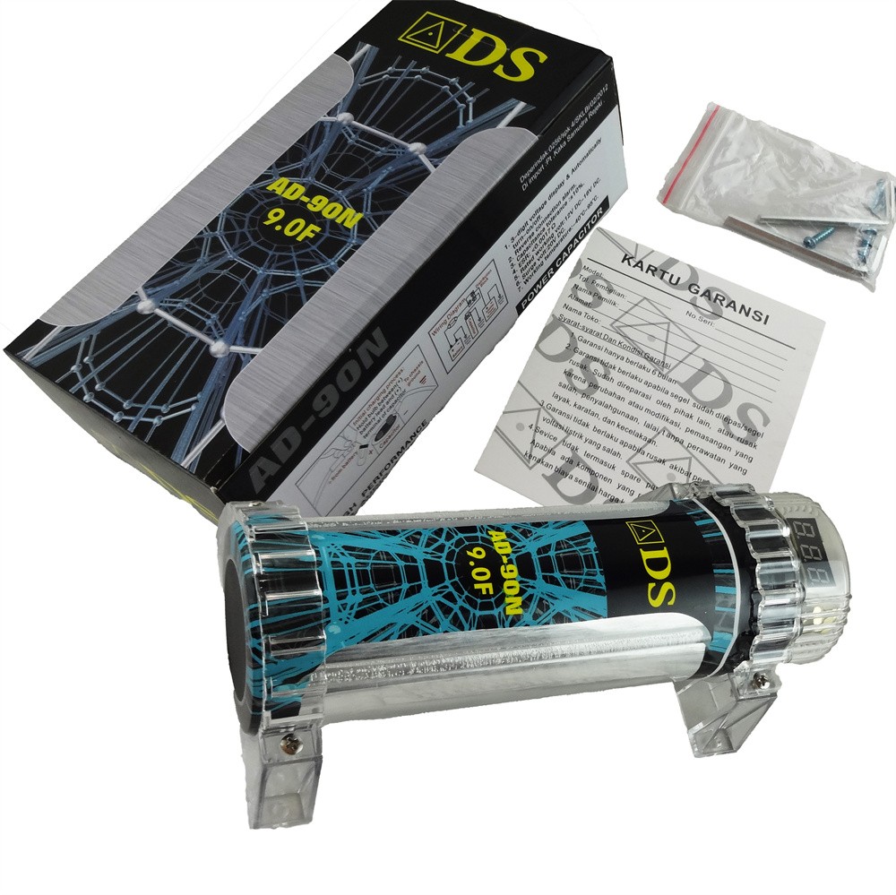 9.0 Farad Digital Capacitor,Car Audio Capacitor-10000W Peak,Protection for Amp