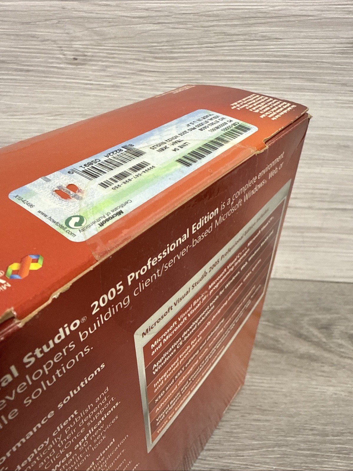 SEALED-Microsoft Visual Studio 2005 Professional Edition