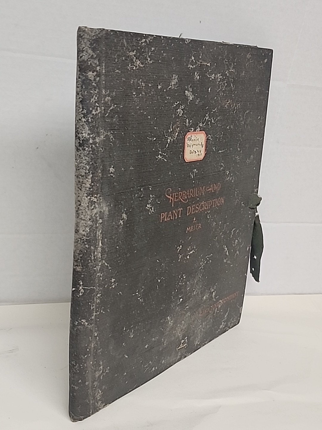 Antique HERBARIUM AND PLANT DESCRIPTIONS Meier Ginn And Company Complete 1907