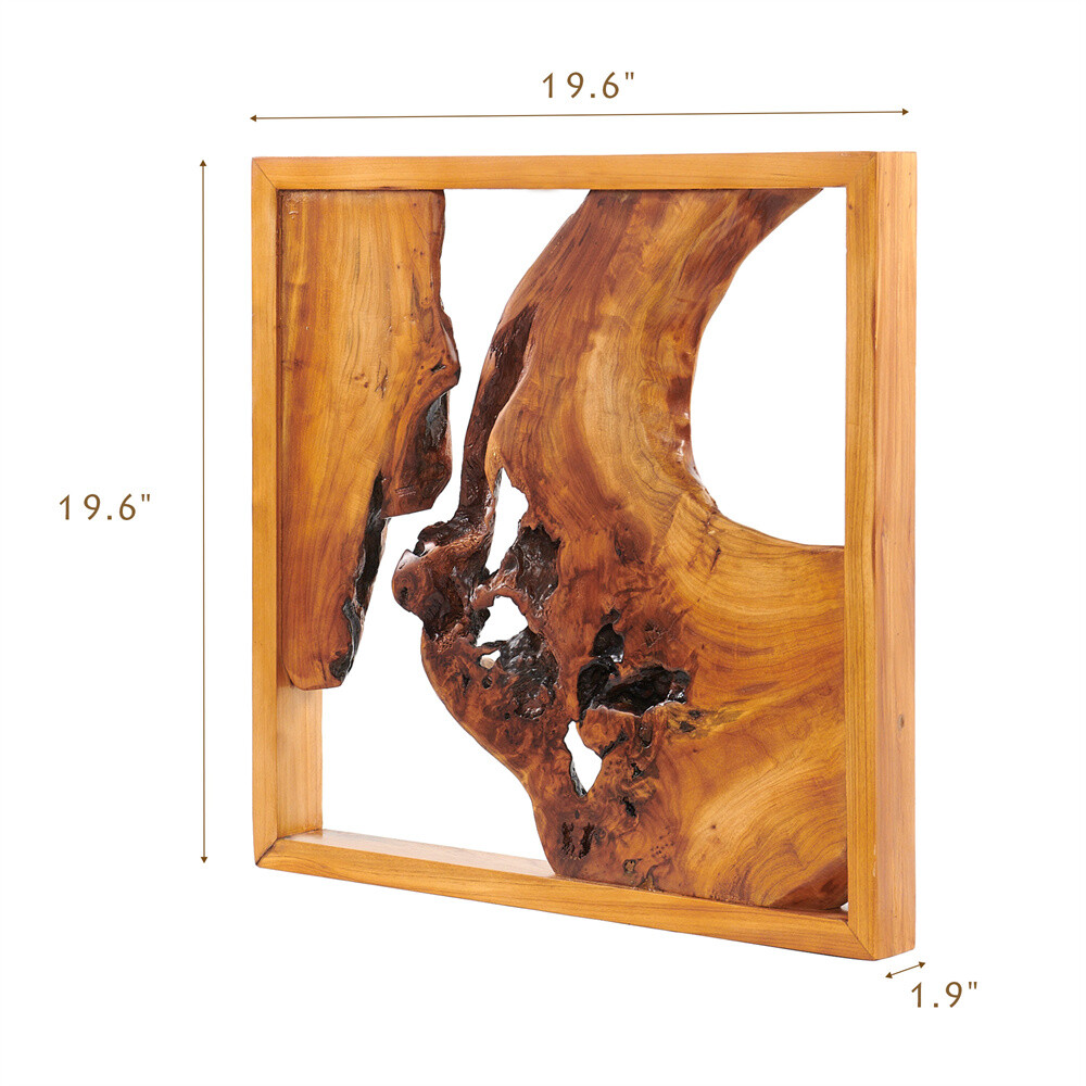 Live Edge Cedar Framed Wall Art, Rustic Farmhouse Wall Decor Home Decor