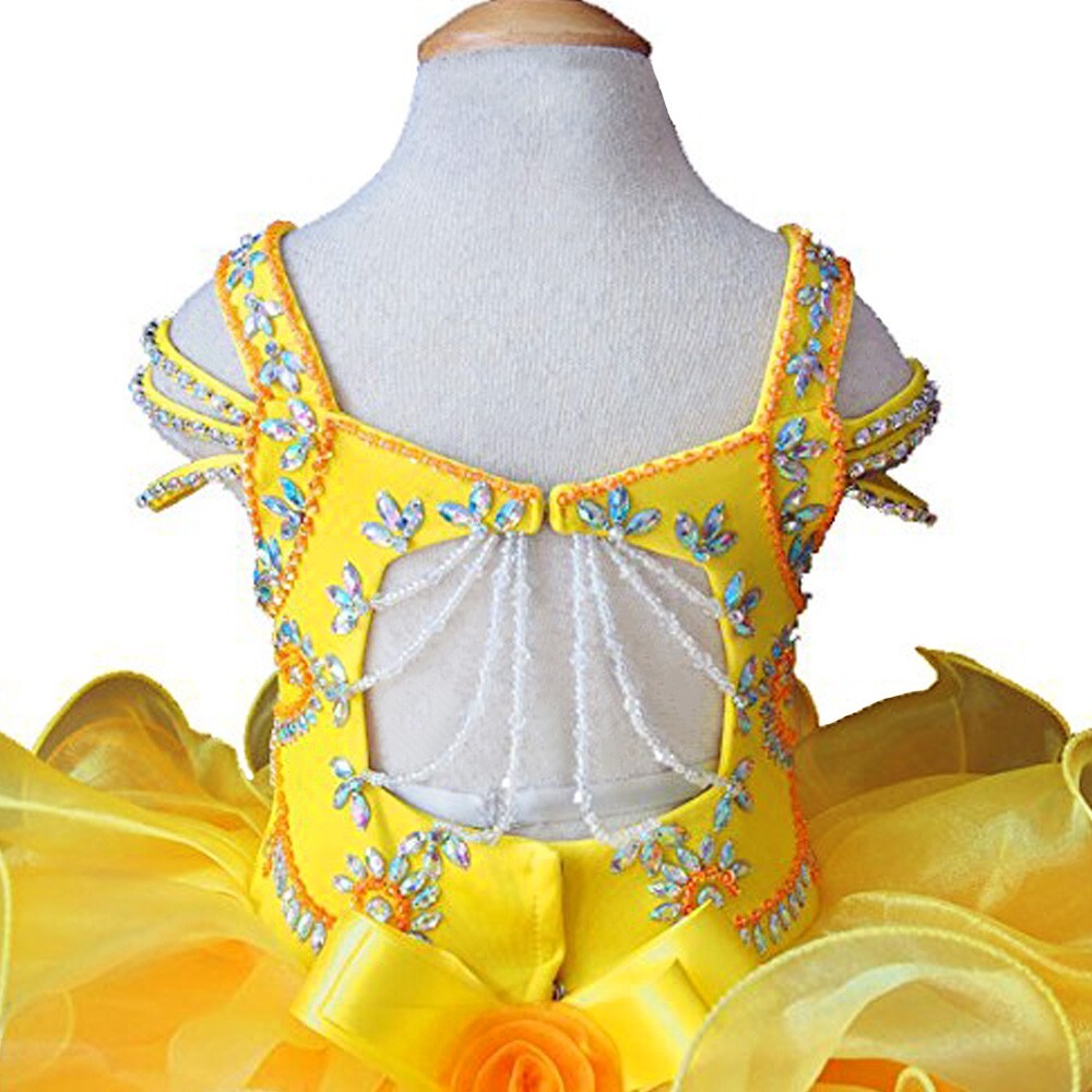 Jenniferwu New Born Baby Girls Short Cupcake Pageant Dresses Princess Dress