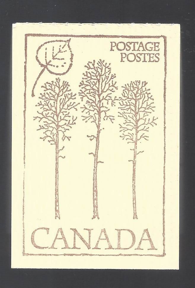 CANADA BOOKLET # 77a HORIZONTAL BLACK DASHES BY QUEEN'S NOSE INK ERROR BS31719