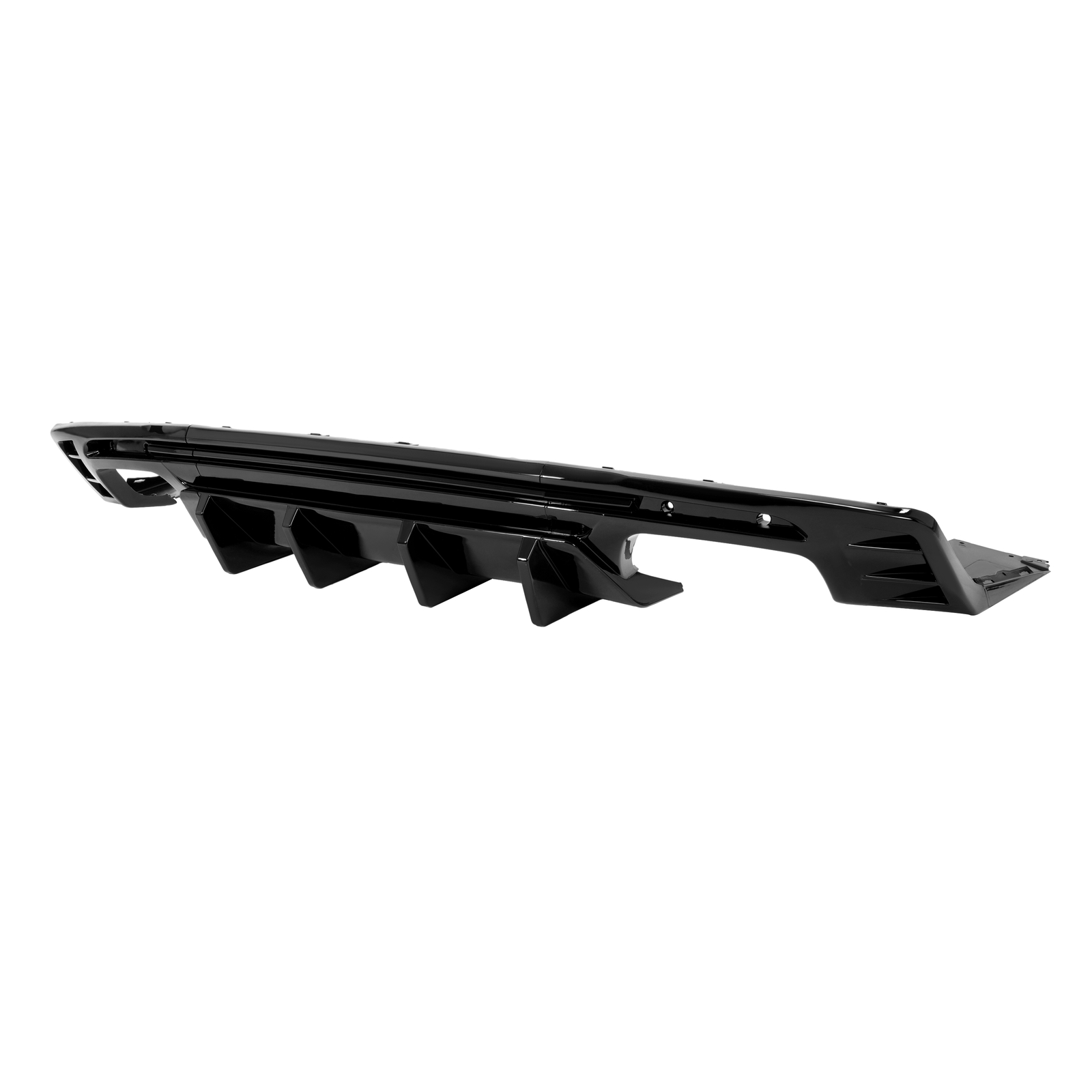 Fits 2016-2024 CHEVY CAMARO SS LT1 LS Rear Bumper Lip Diffuser Glossy Black