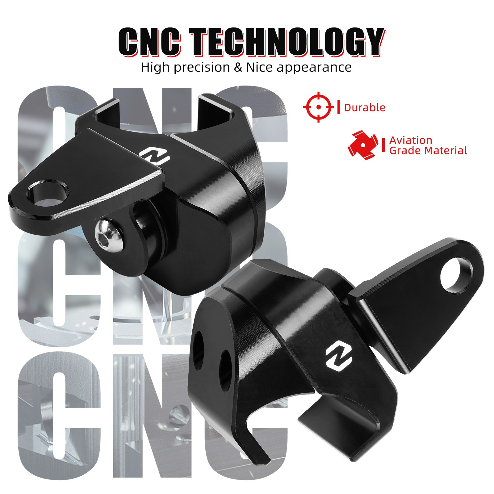 Whip Light Mount Clamp Pro Fit Cage For Can-Am Defender HD5 HD8 HD10 Max 2018-20