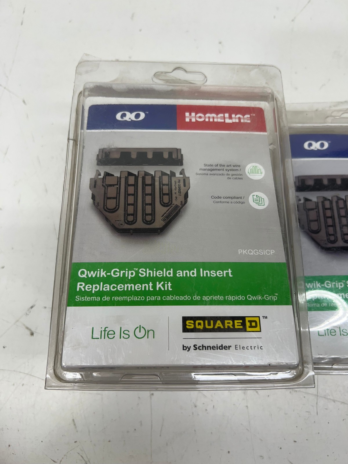 LOT OF 3 Square D Quik-Grip Shield and Insert Replacement Kit