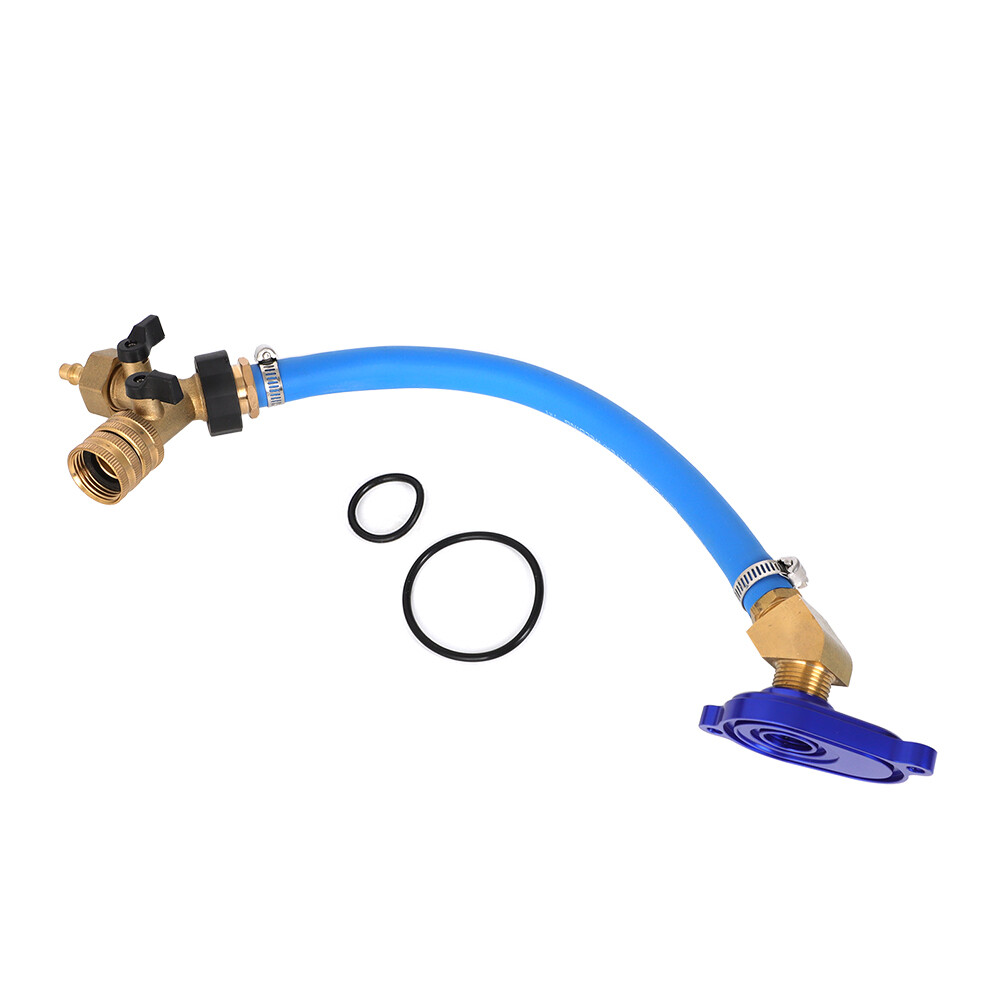 For 03-10 Ford 6.0L Oil Cooler Flush Kit W/ Aluminum Anodize Adapter VT365 VT275