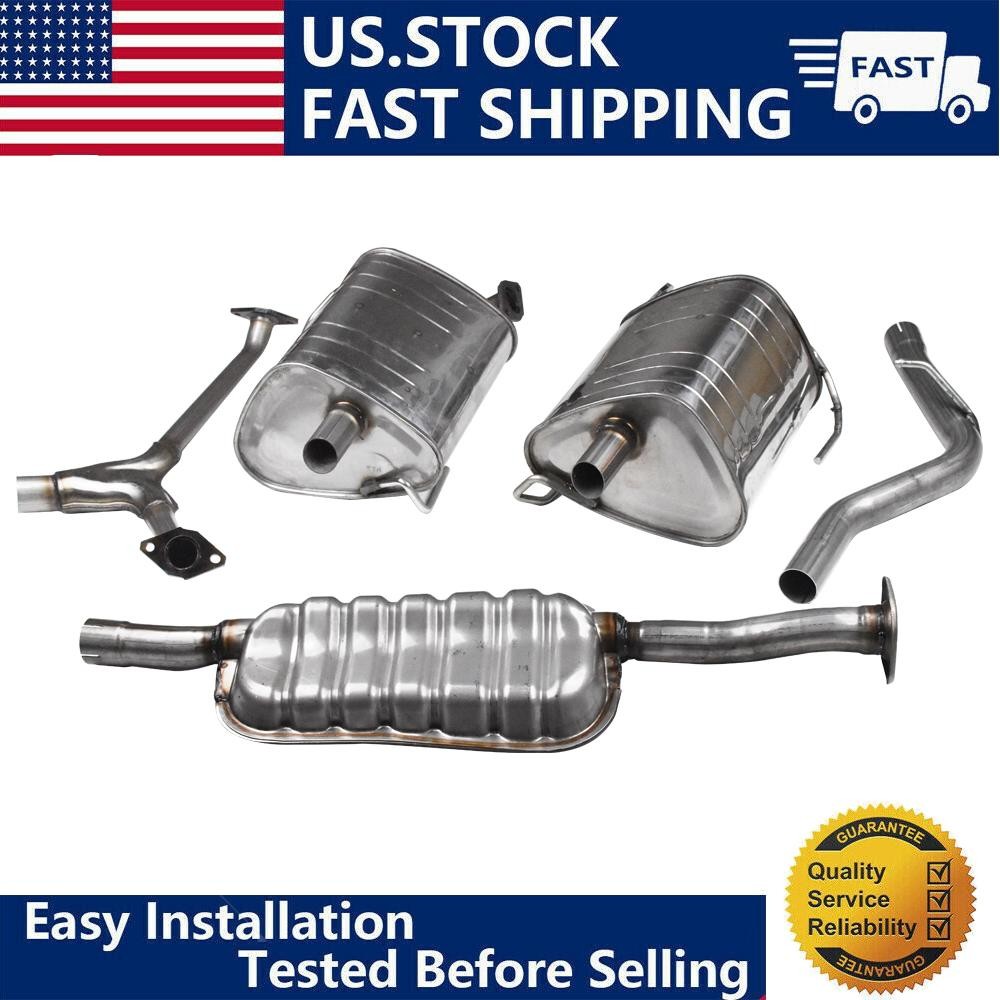 For 2009-2013 Subaru Forester 2.5L Natural Aspirated Dual Exhaust System Muffler