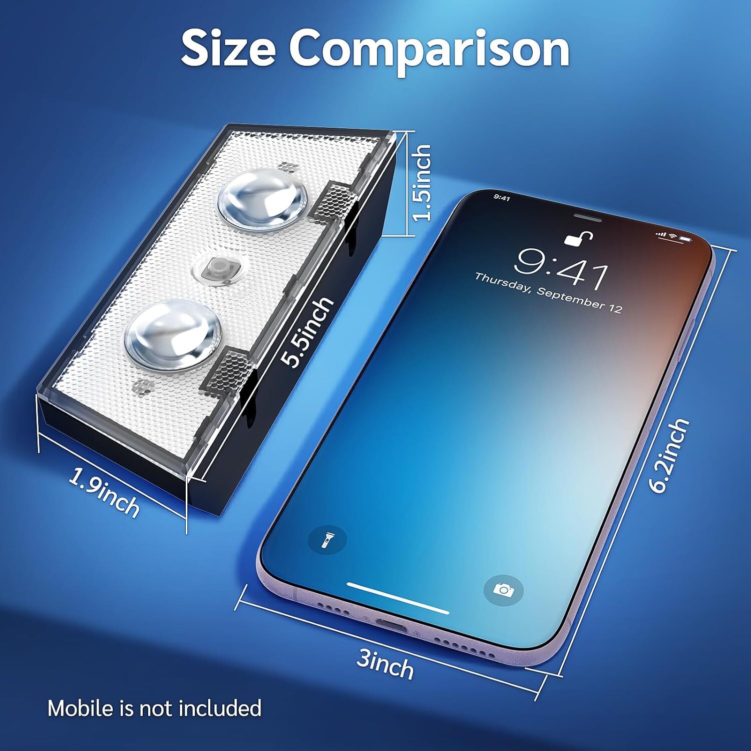 LED Solar Power Fence Lights Deck Door Wall Stair Step Outdoor Garden Decor Lamp