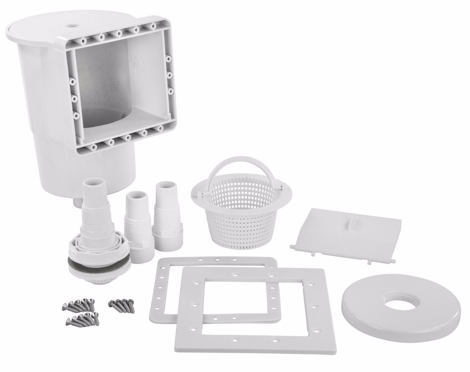 Above Ground Swimming Pool Complete Return Jet Fitting with Gasket and Adapter