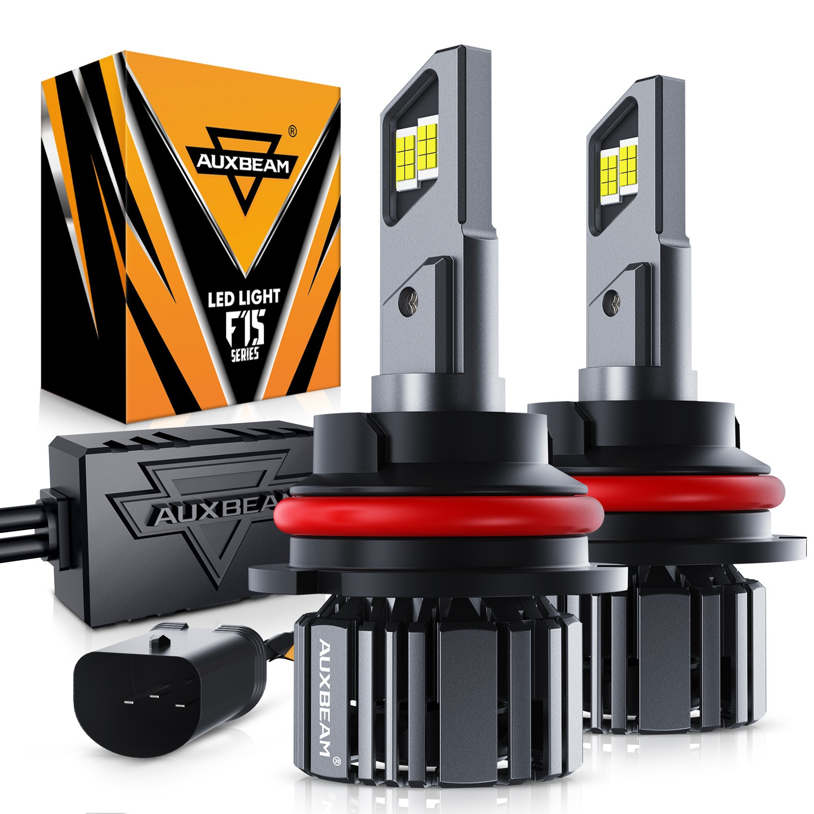 Pair HB5 9007 LED Headlight Conversion Kit Bulbs High Low Beam White 6000K Lamps