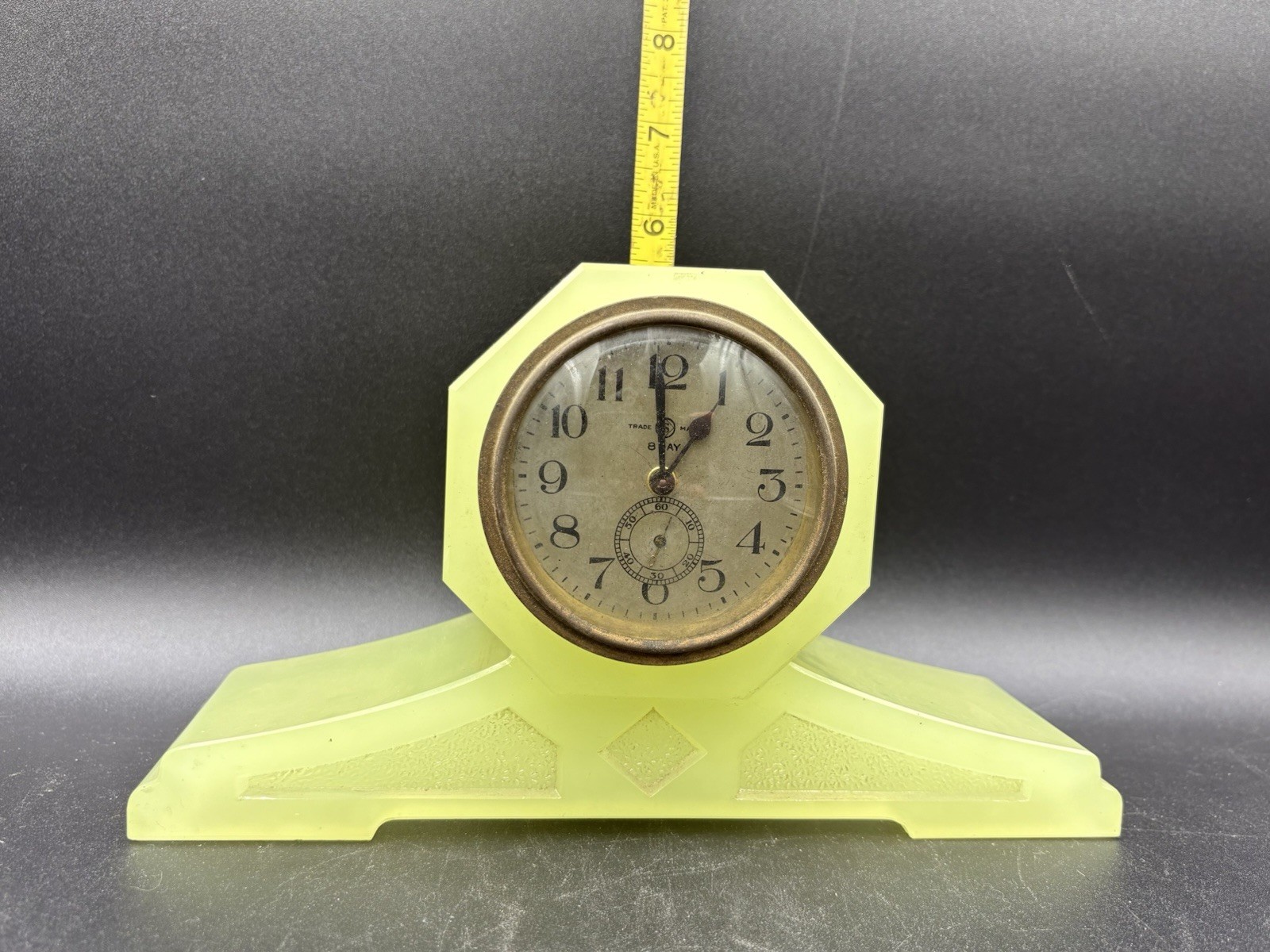 Uranium Glass Clock