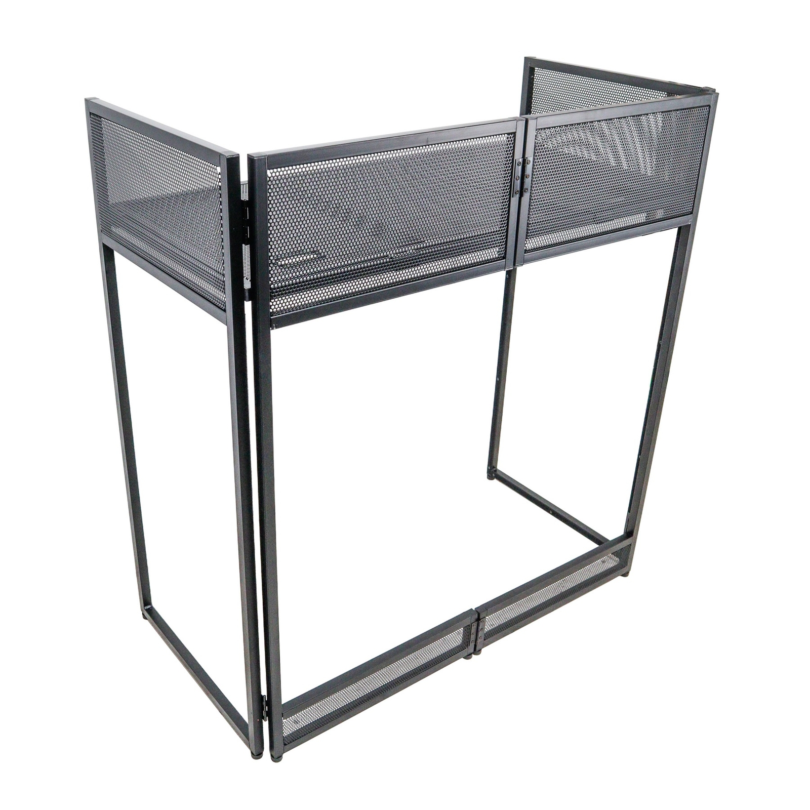 ProX XF-VISTA BL MK2 DJ Facade Table Station White & Black Scrims and Padded Bag