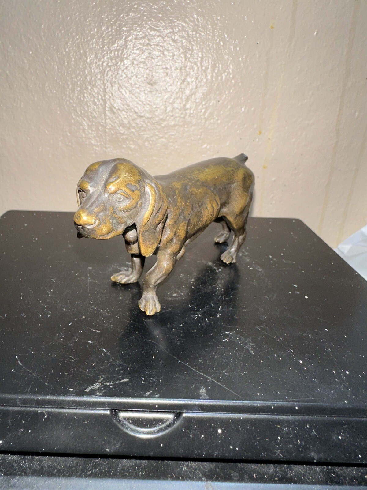 Wonderful Antique Bronze Dog