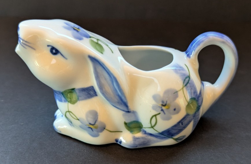 Sweet Mini Miniature Bunny Rabbit Pitcher Easter