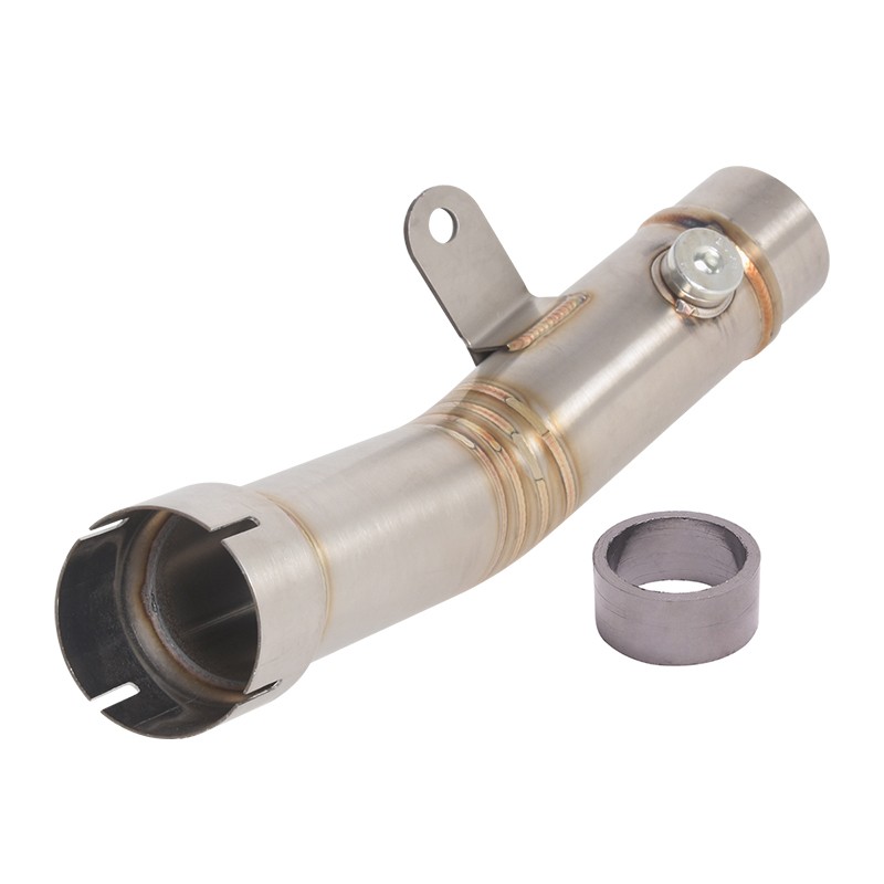 For Kawasaki Ninja ZX6R ZX636 2023-2025 Exhaust Mid Link Pipe Slip Stock Muffler