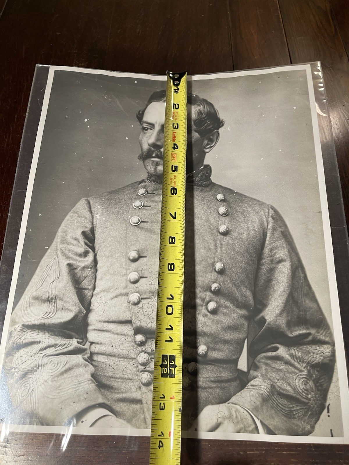 Confederate Civil War Officer Portrait Photo Print Vintage 11x14