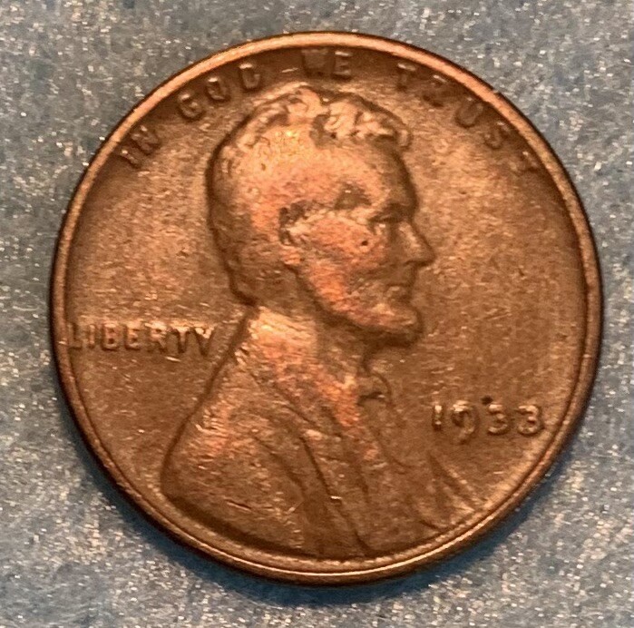 1933 P Lincoln Wheat Cent G-VG X-204