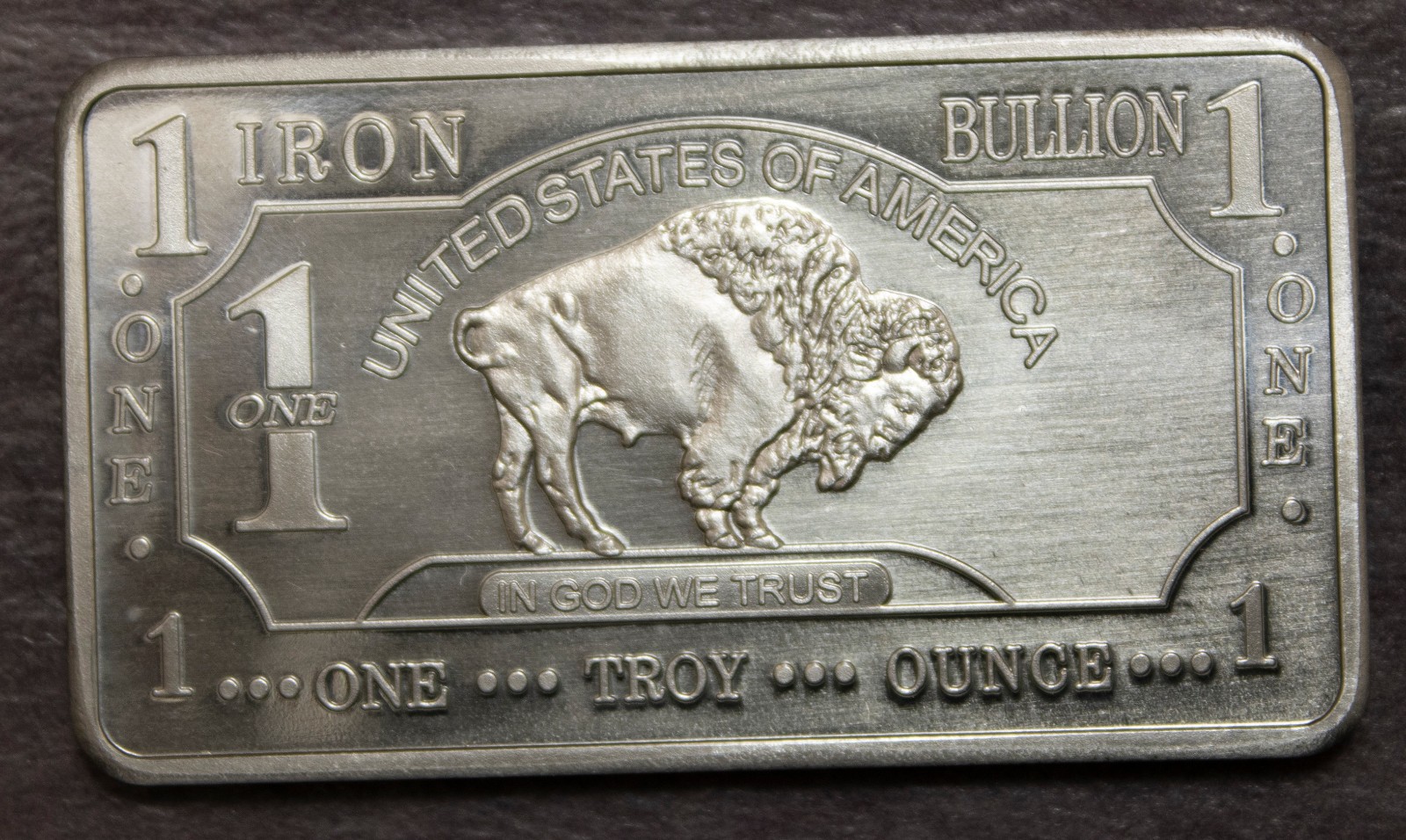 1 Troy Ounce Oz .999 Fine Iron .....Ships From Ohio........Lot 2201