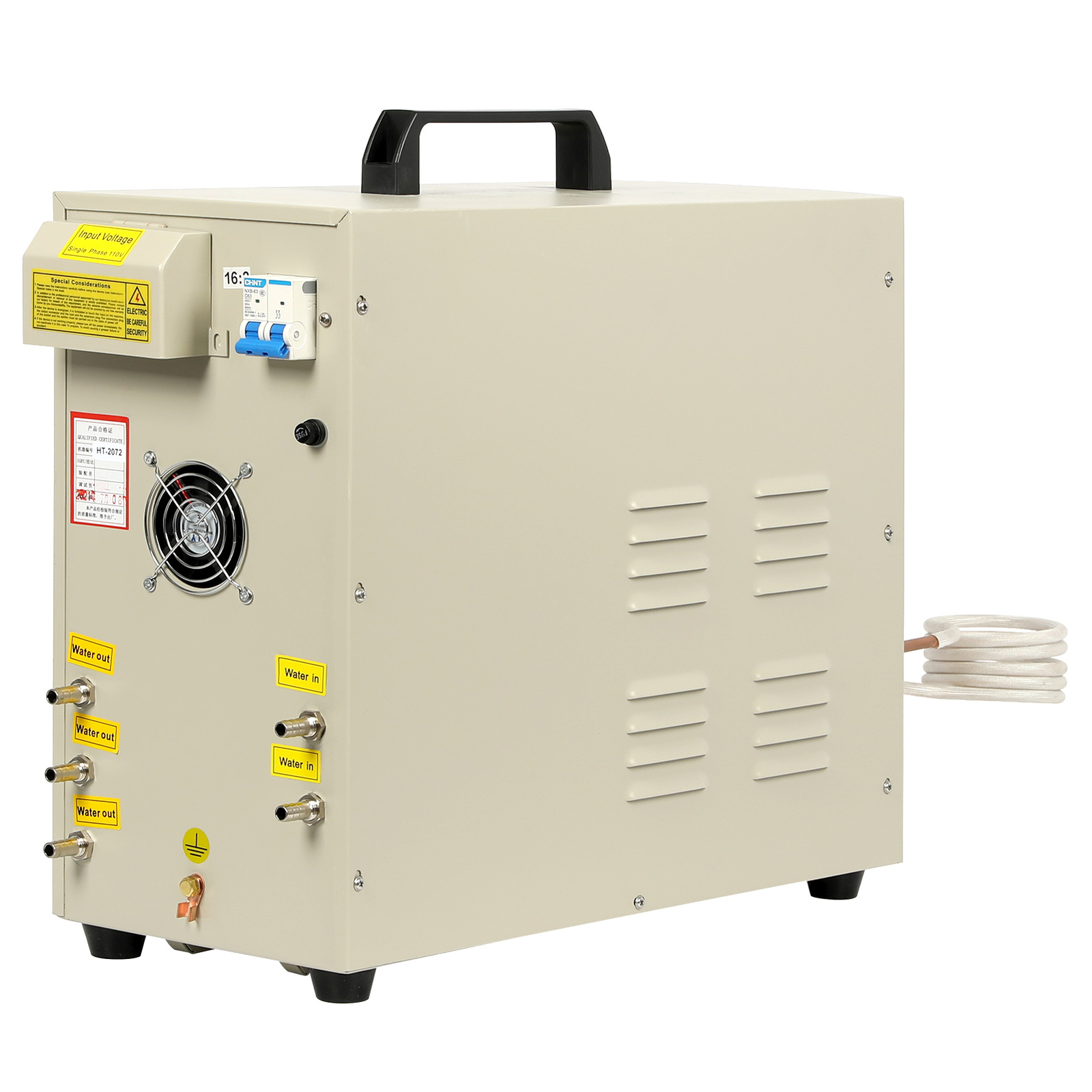 15KW High Frequency Induction Heater Furnace 30-100 KHz 220V 2200 ℃ (3992 ℉)