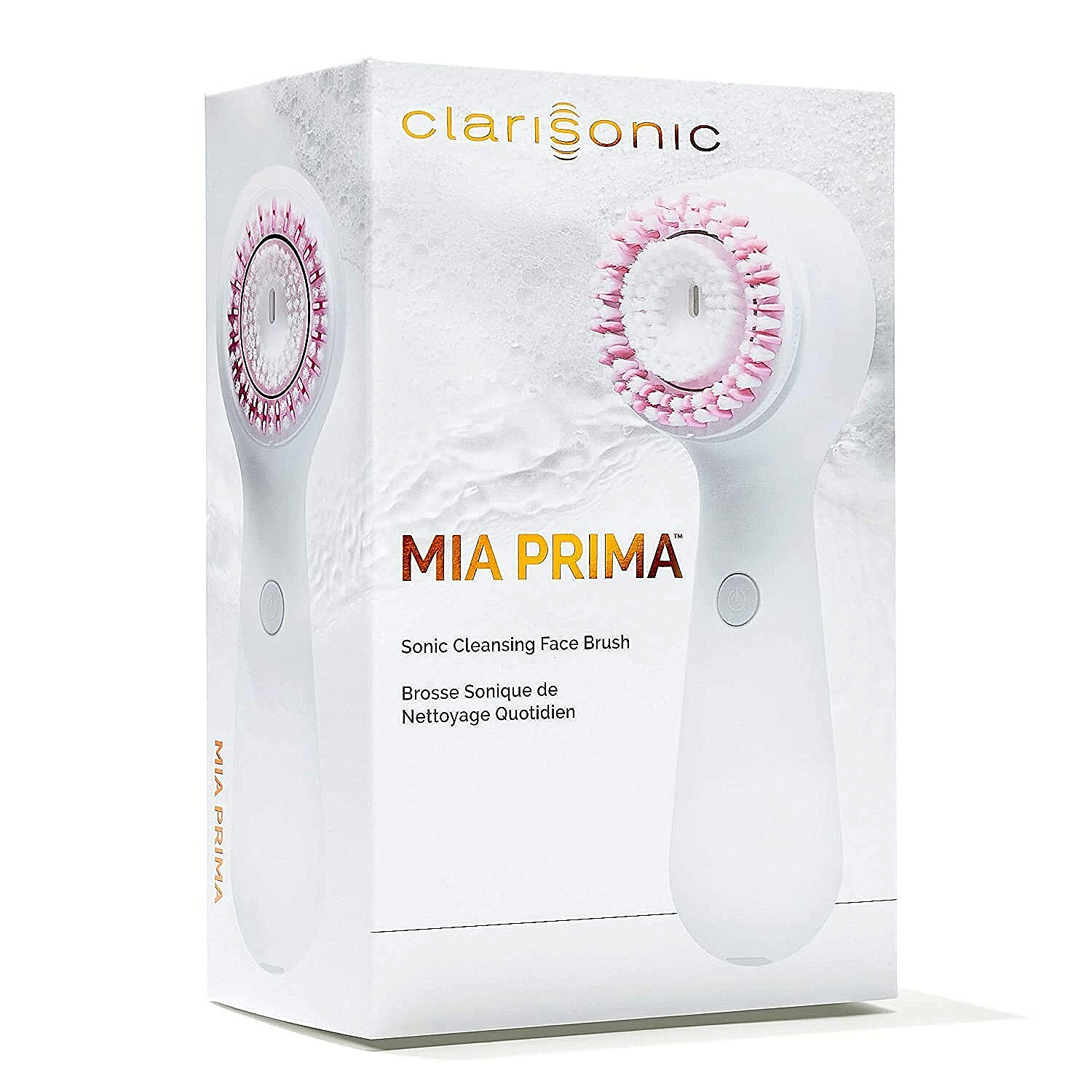 Clarisonic Mia Prima Sonic Cleansing Face Brush White, NIB