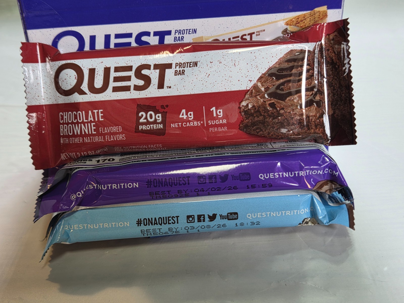 Quest Ultimate Protein Bars Variety Pack 48Ct High Protein Lot of 4