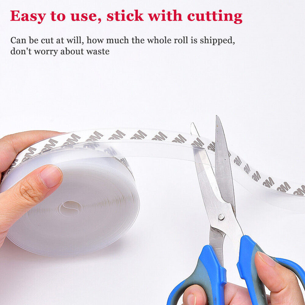 16.4Ft Silicone Seal Strip Door Weather Stripping Sealing Tape for Draft Stopper