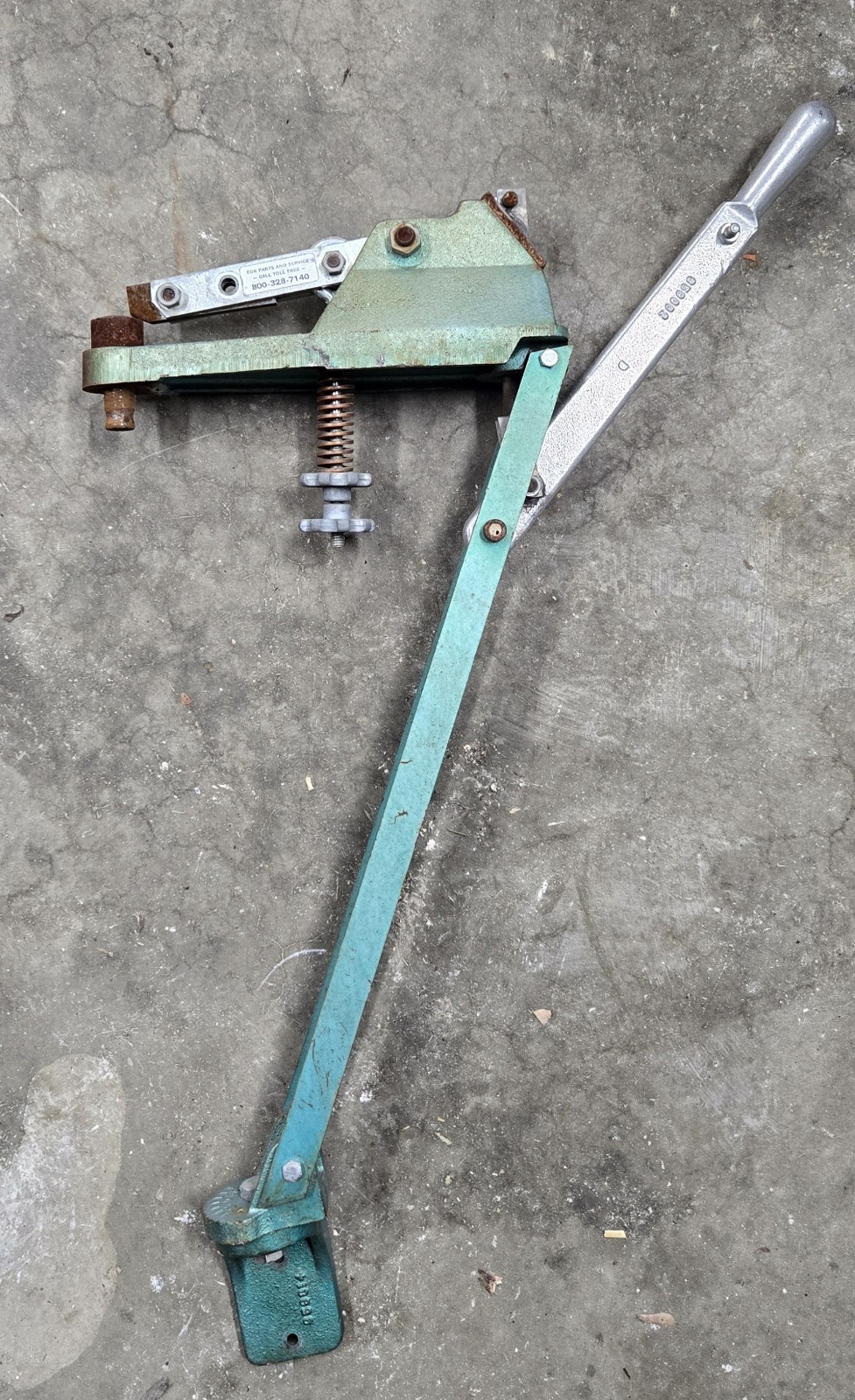 Foley No. 359 Circular Saw Blade Tooth Angle Setter Trip Hammer Anvil Set Bench