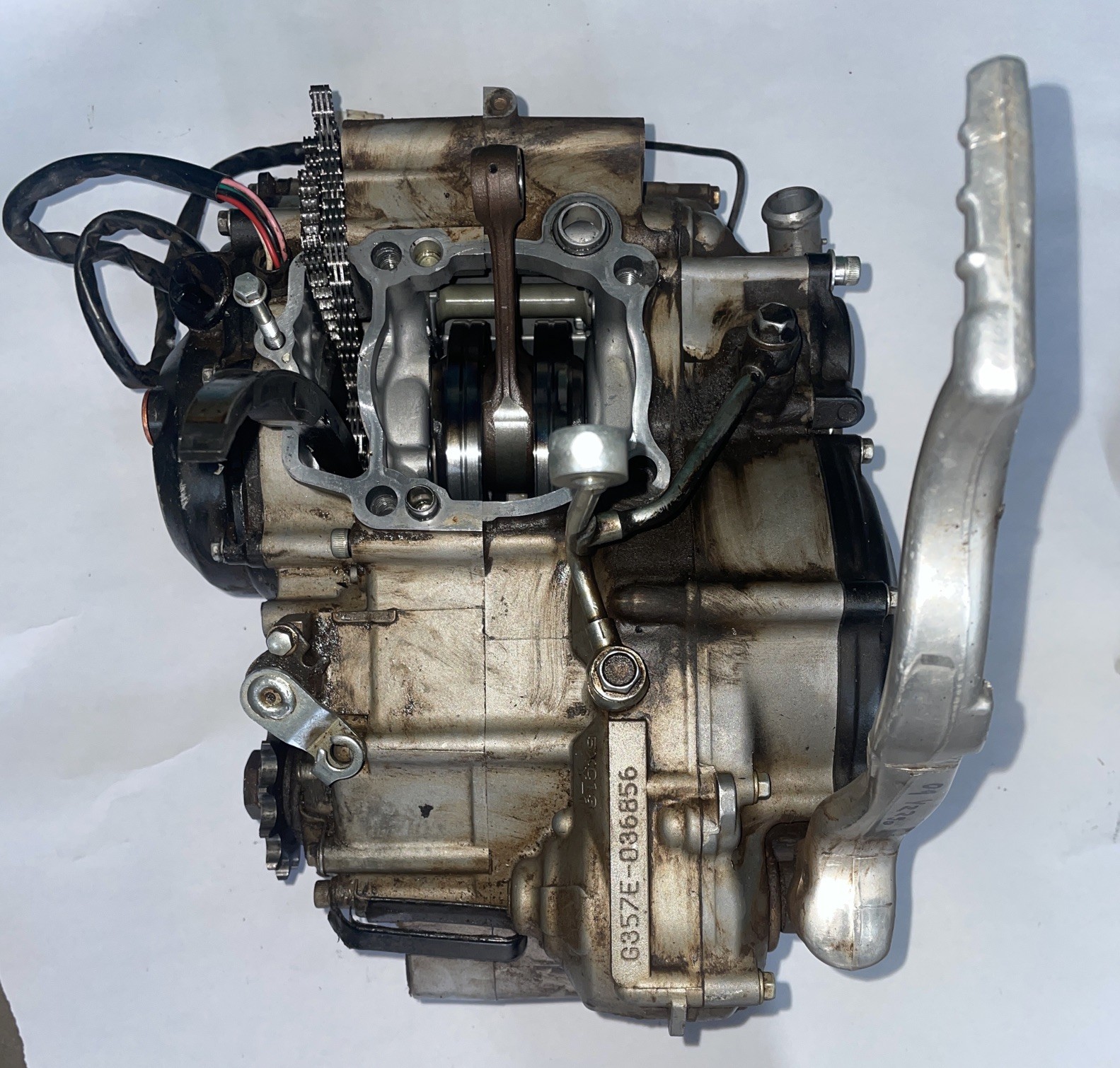 2009 07-09 YZ250F YZ 250F Engine Crankcase Set Crankshaft Transmission Cases