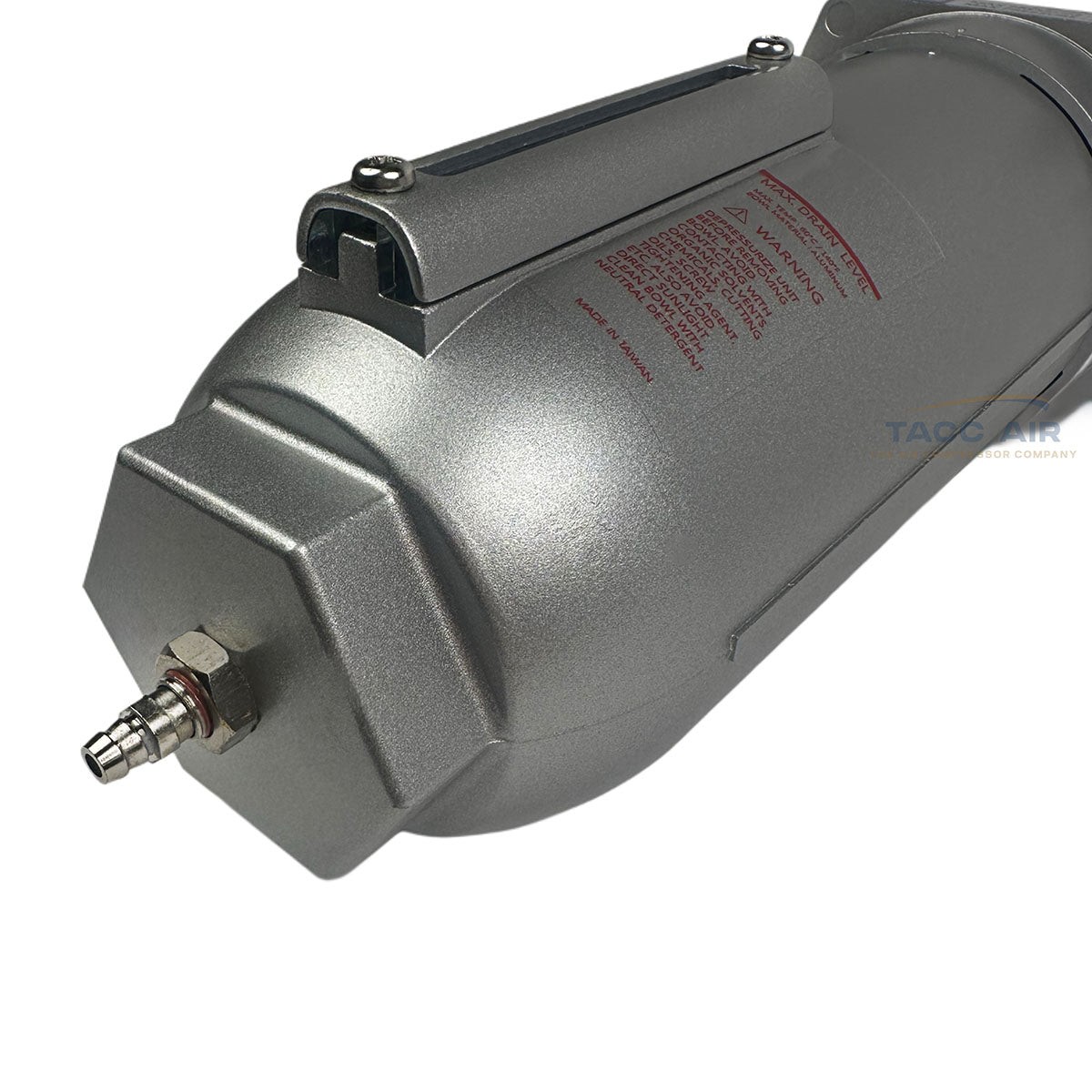 1" High Flow In line Compressed Air Moisture Particulate Filter Seperator Trap