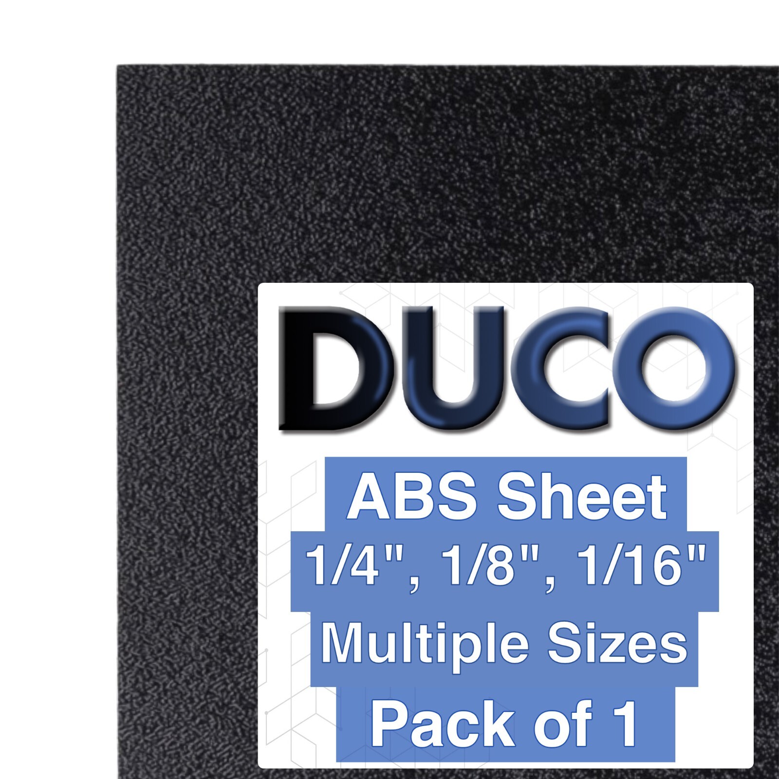 Duco Plus ABS Plastic Sheets Textured Plastic Front Heat Moldable for DIY Use